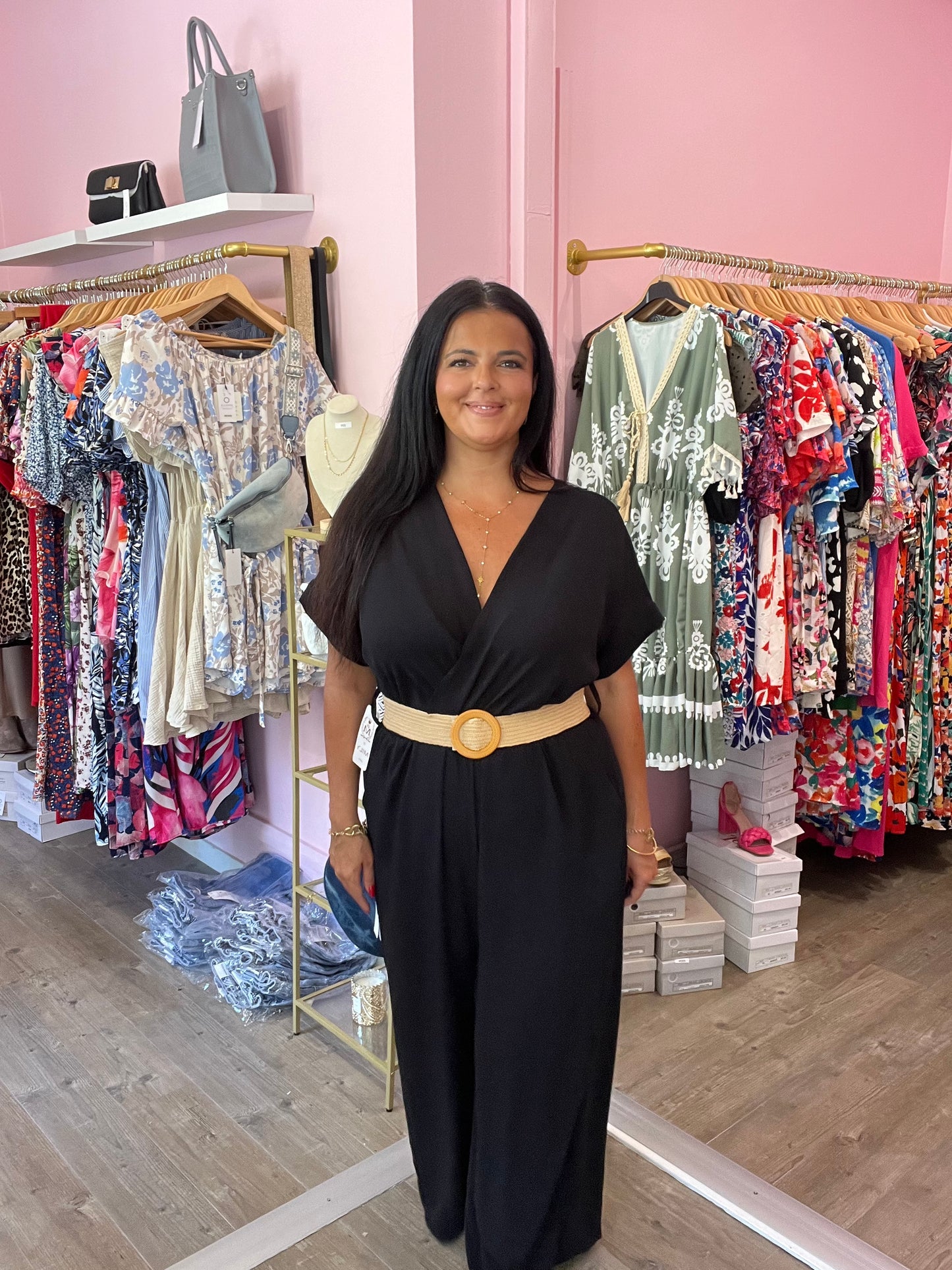 Combinaison noire grande taille