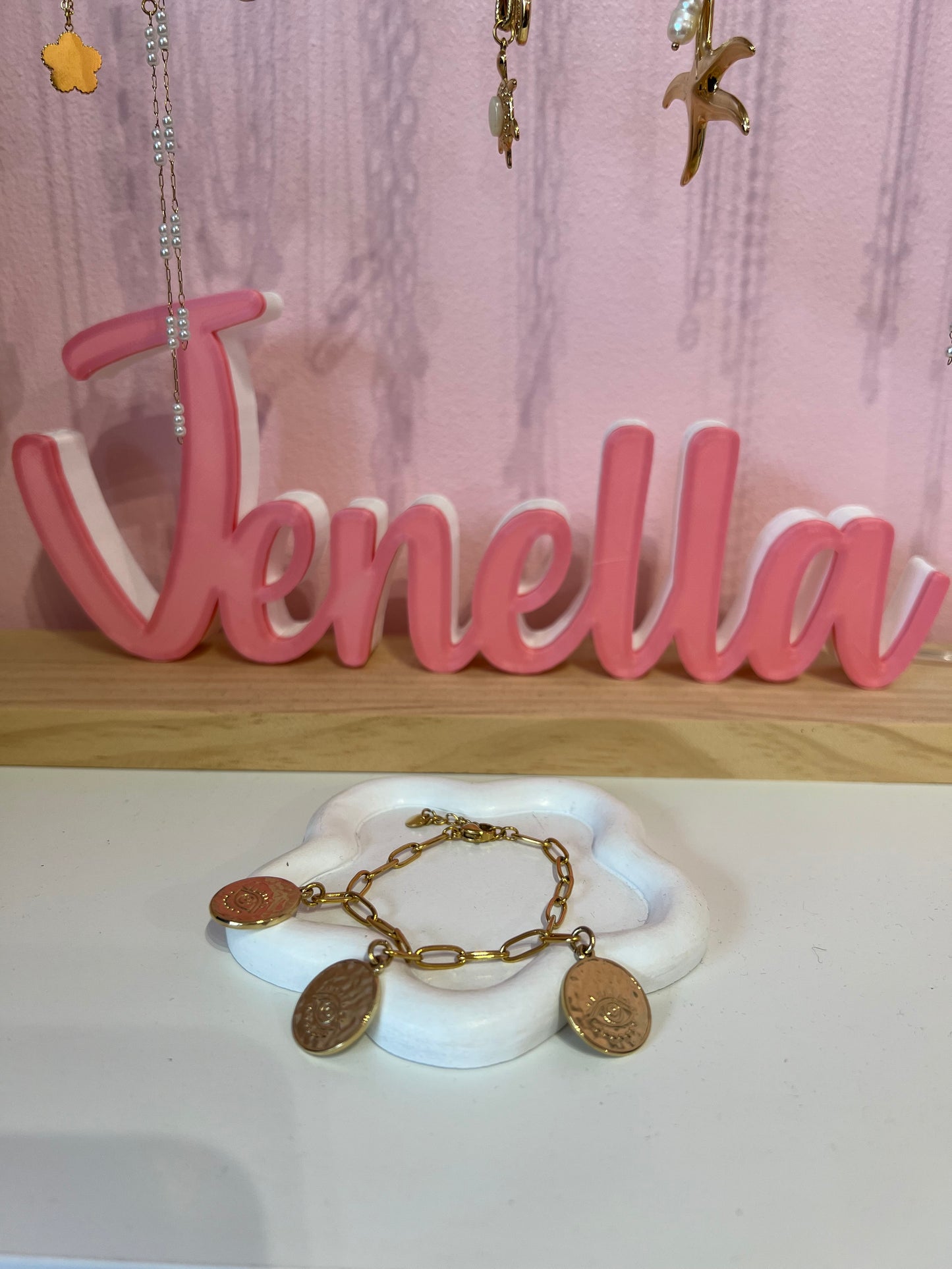 Bracelet breloque œil