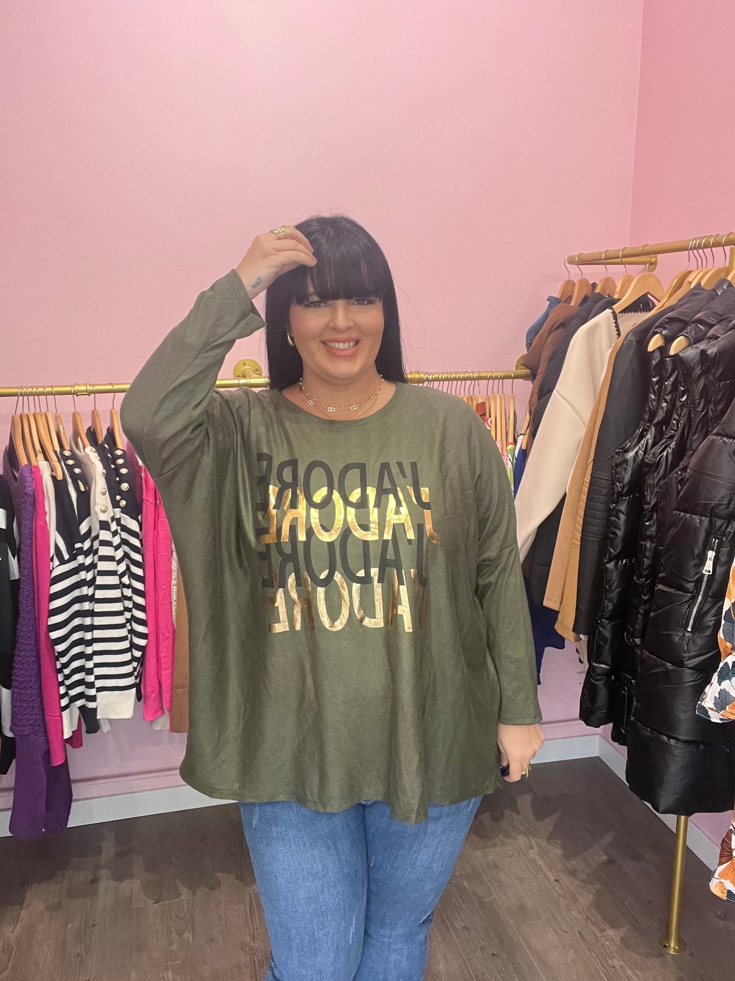 Pull jadore kaki