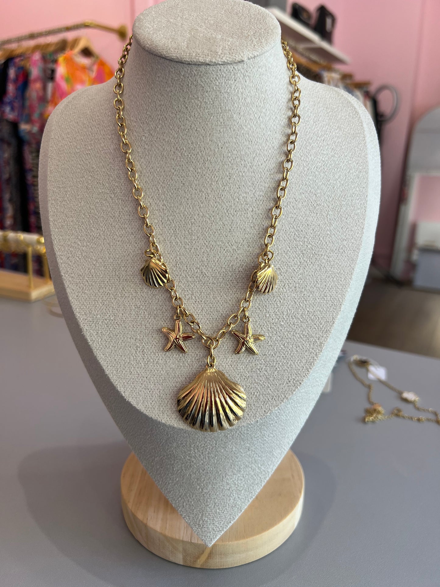 Collier coquillage