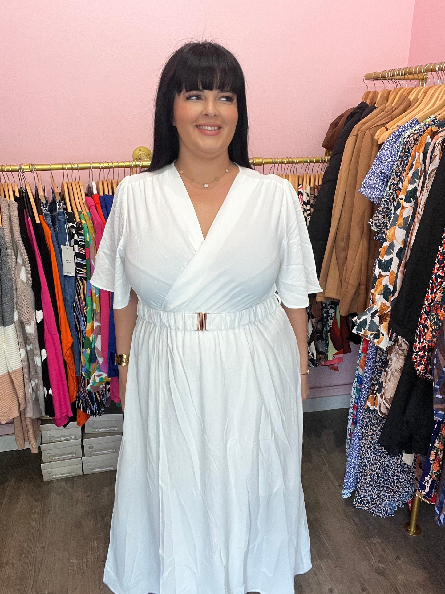 Robe cléopatre blanche