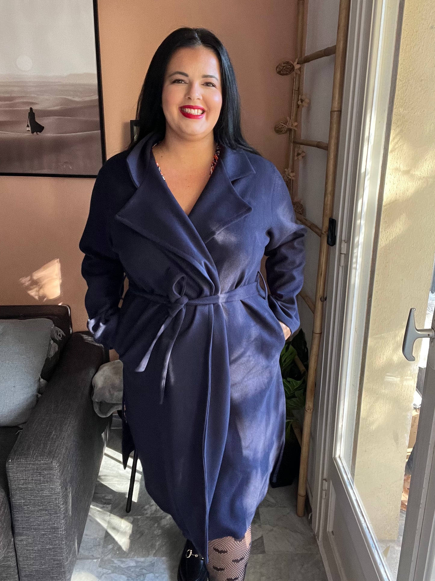 Manteau bleu