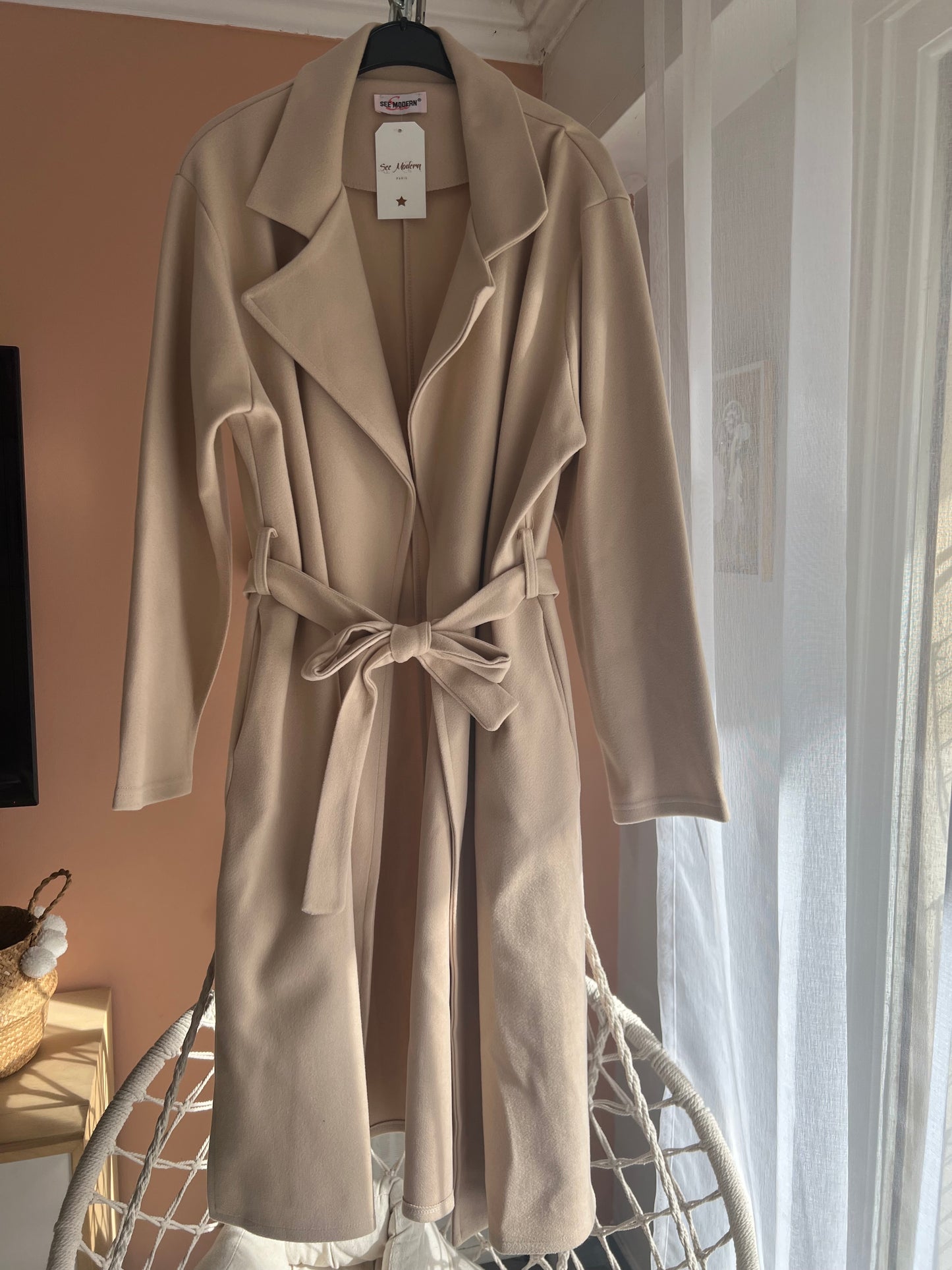 Manteau beige