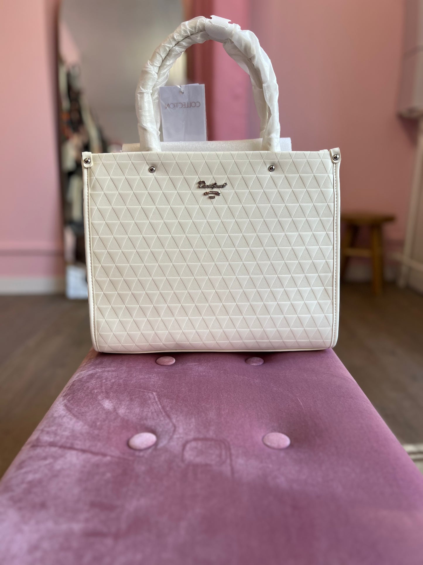 Sac David Jones blanc
