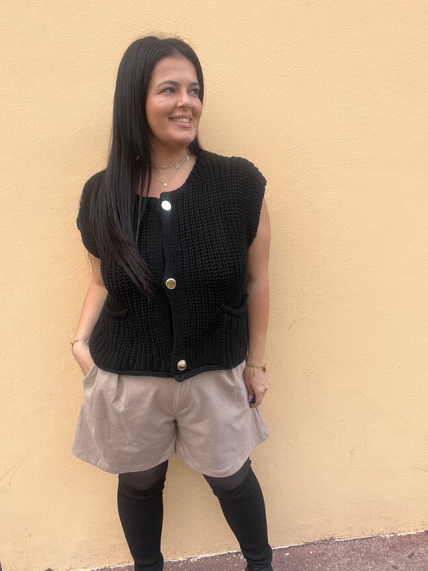 Gilet grande taille sans manches