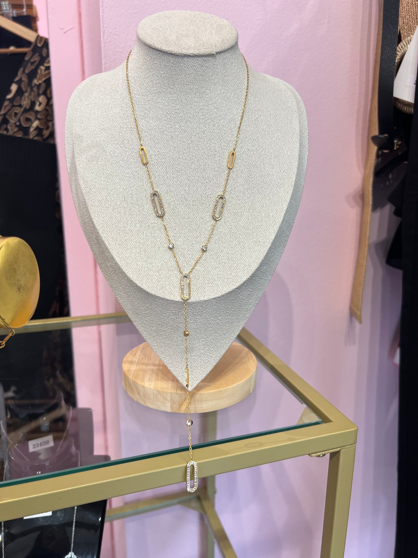Collier cravate sautoir Jamie