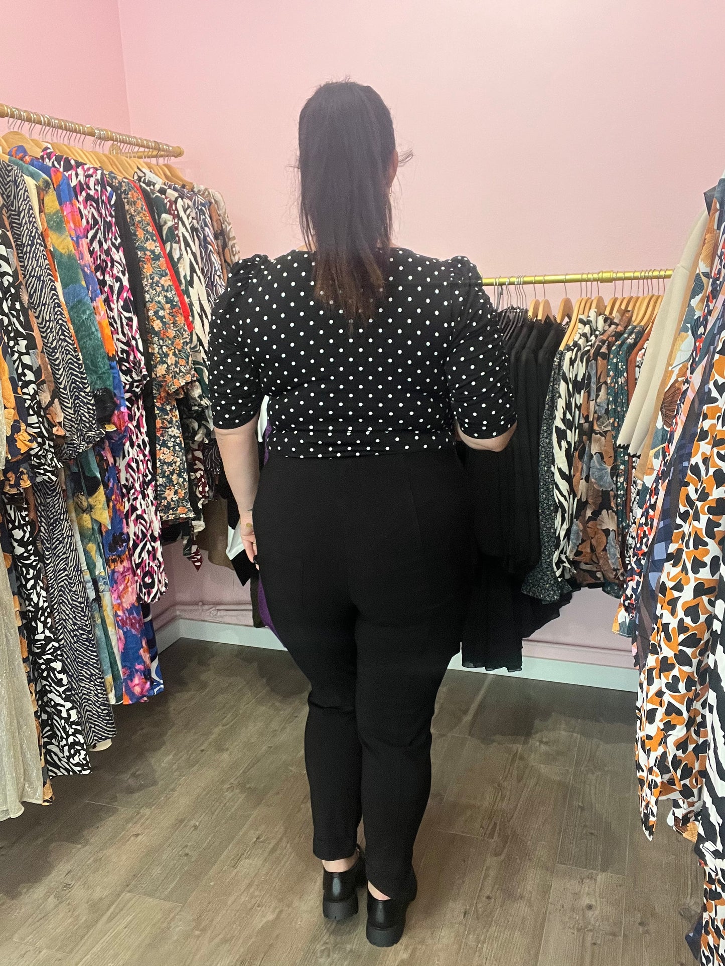 Pantalon noir stretch