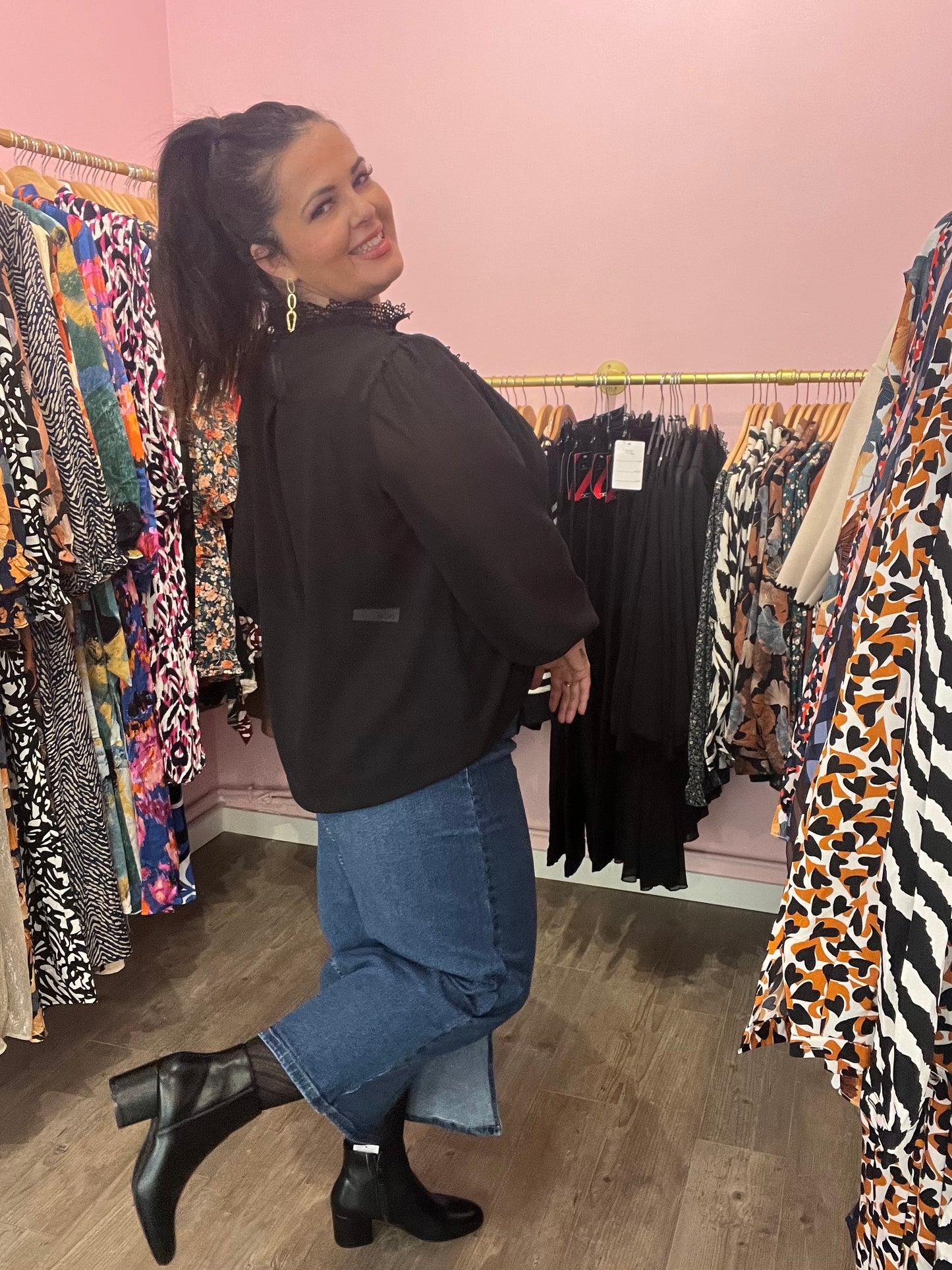 Jupe en jean Mia