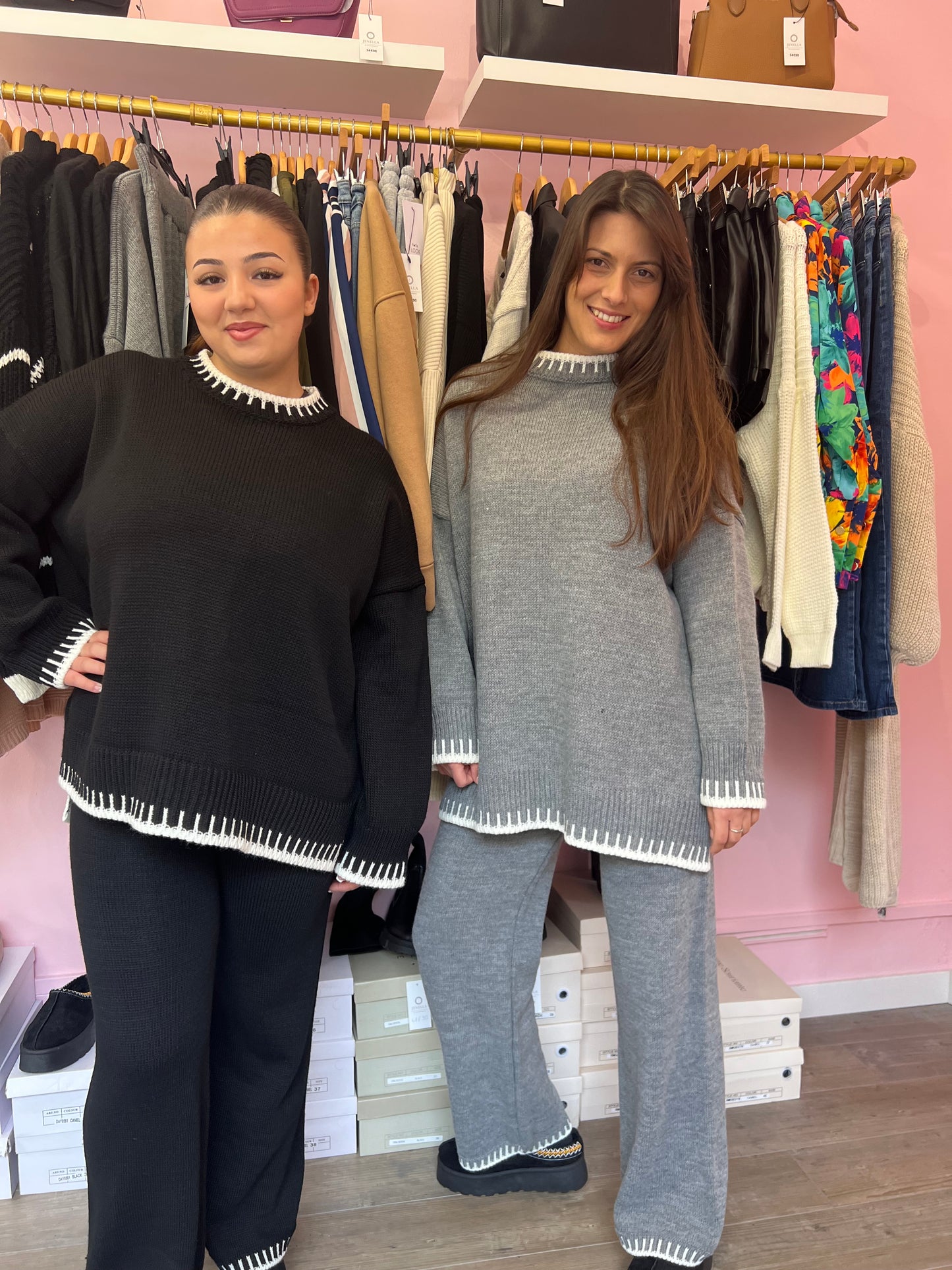 Ensemble Gris motifs