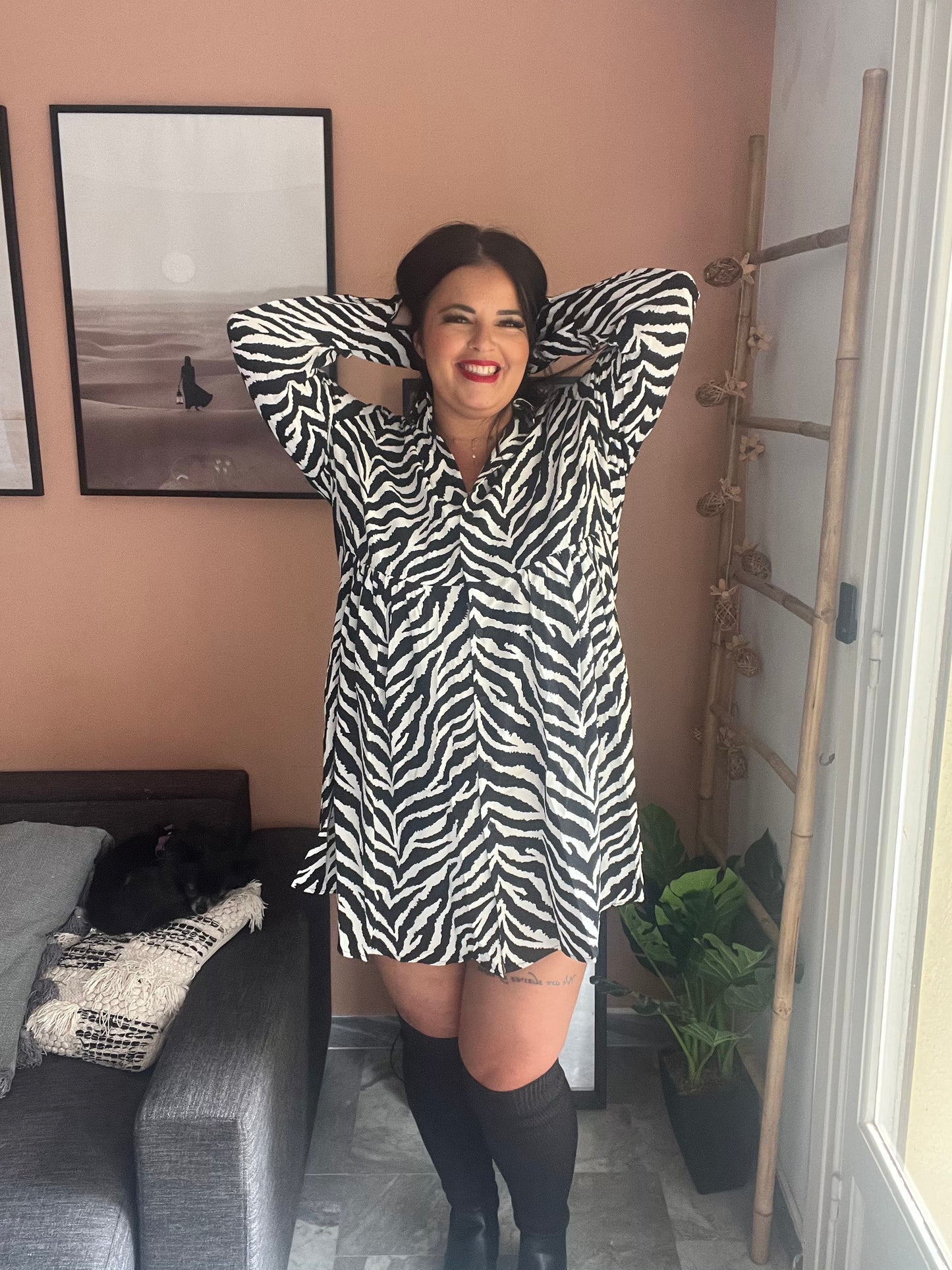 Robe rayée