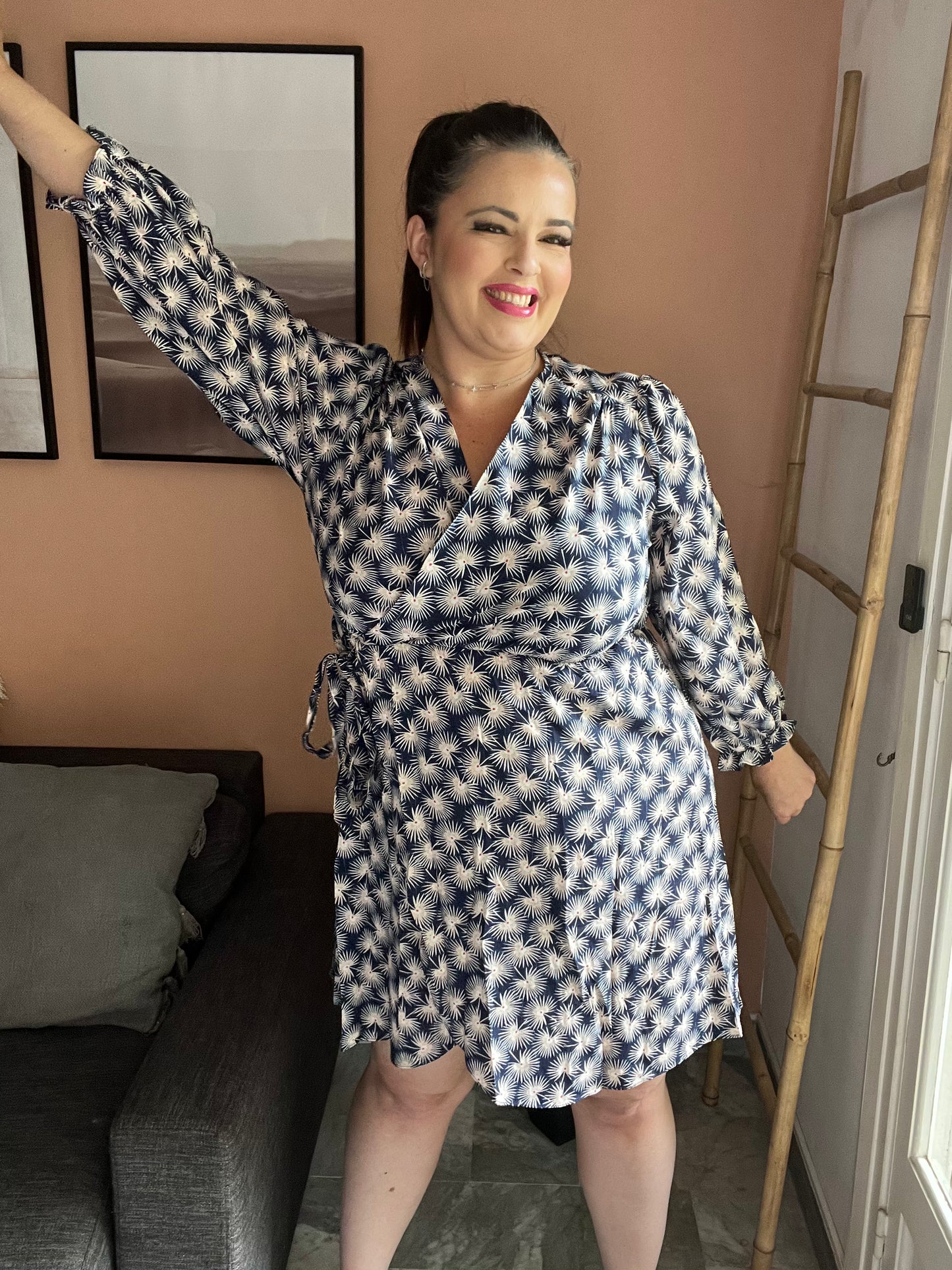 Robe Luna bleu marine