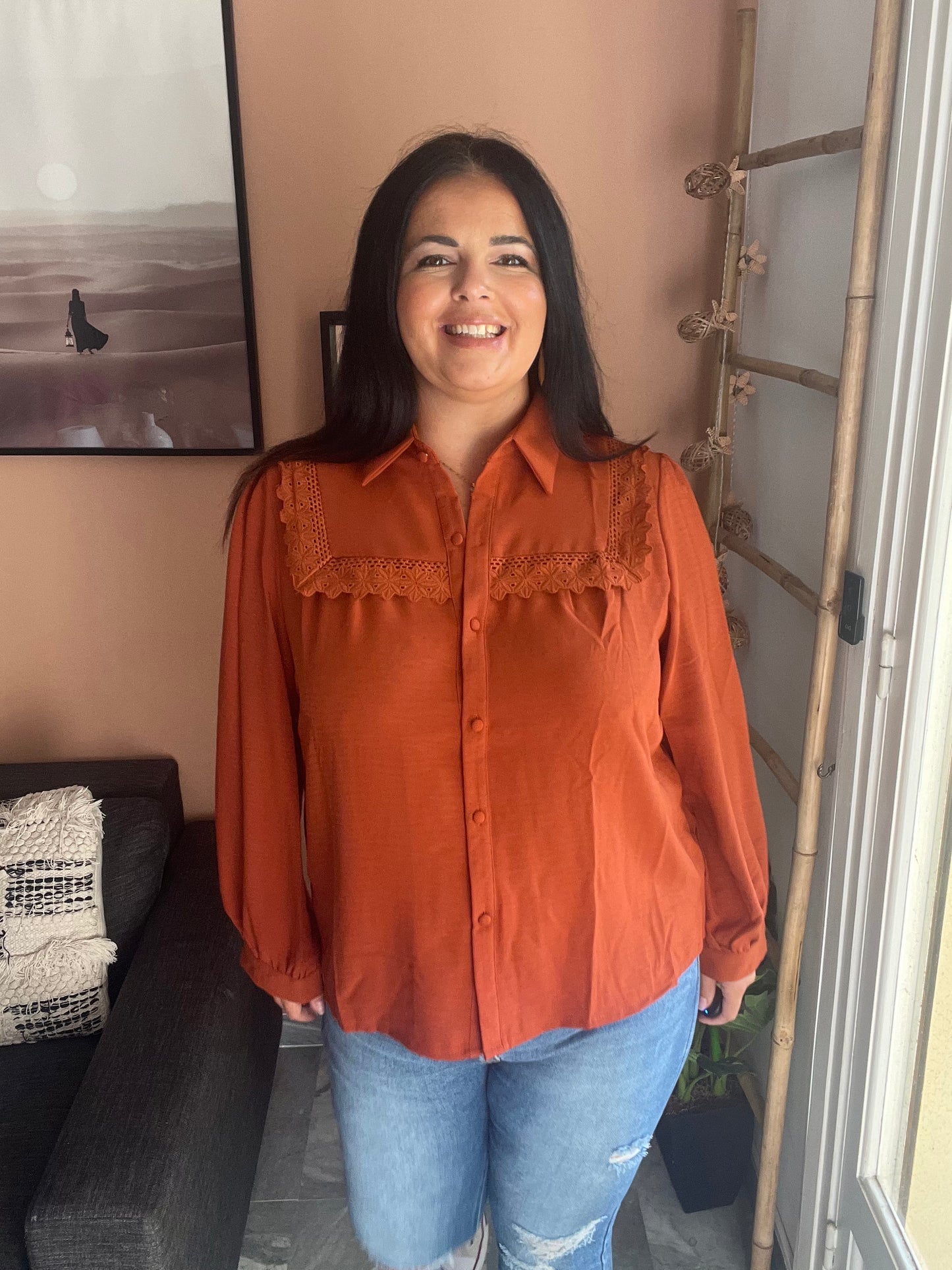 Chemise rouille