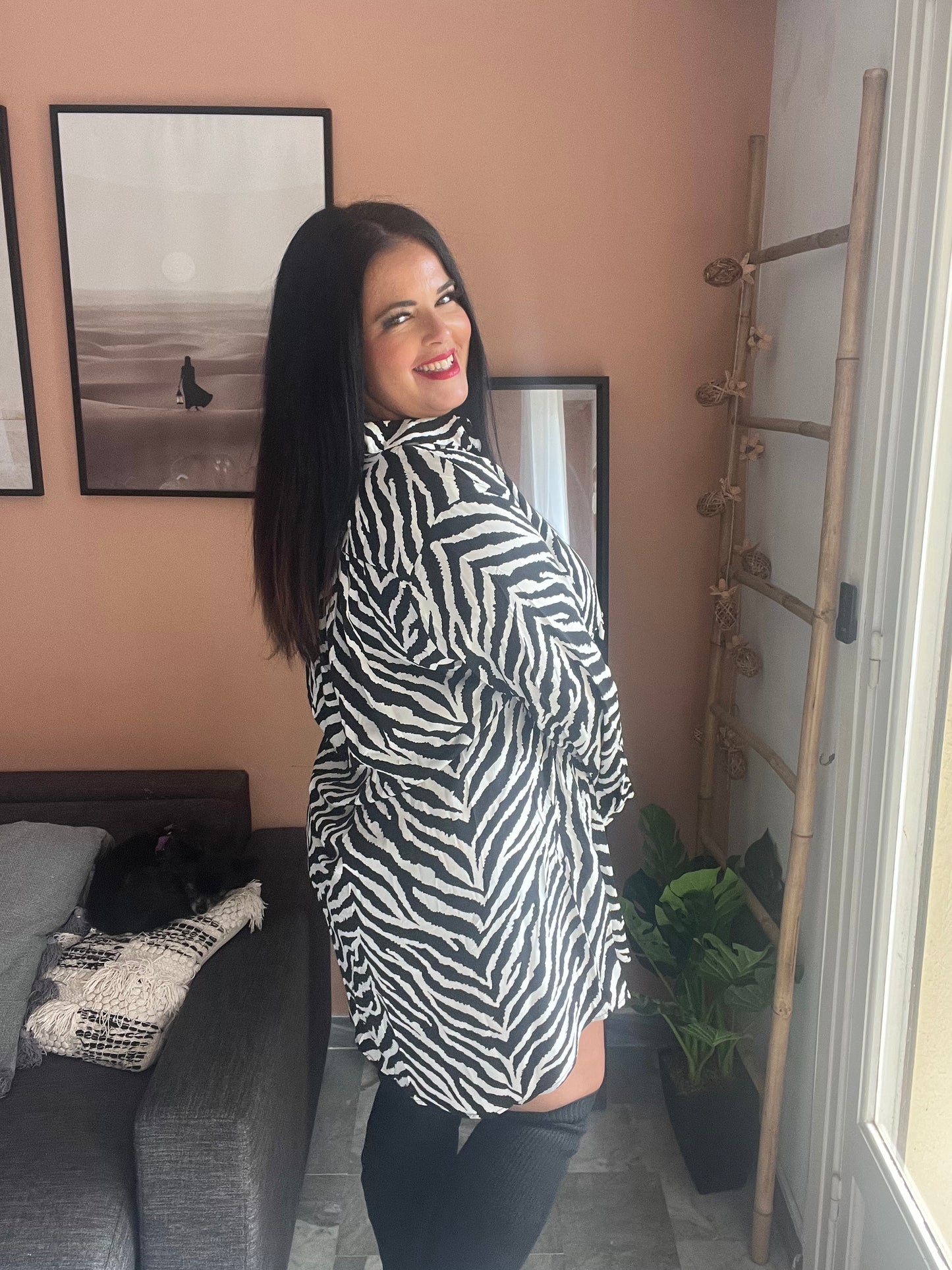 Robe rayée