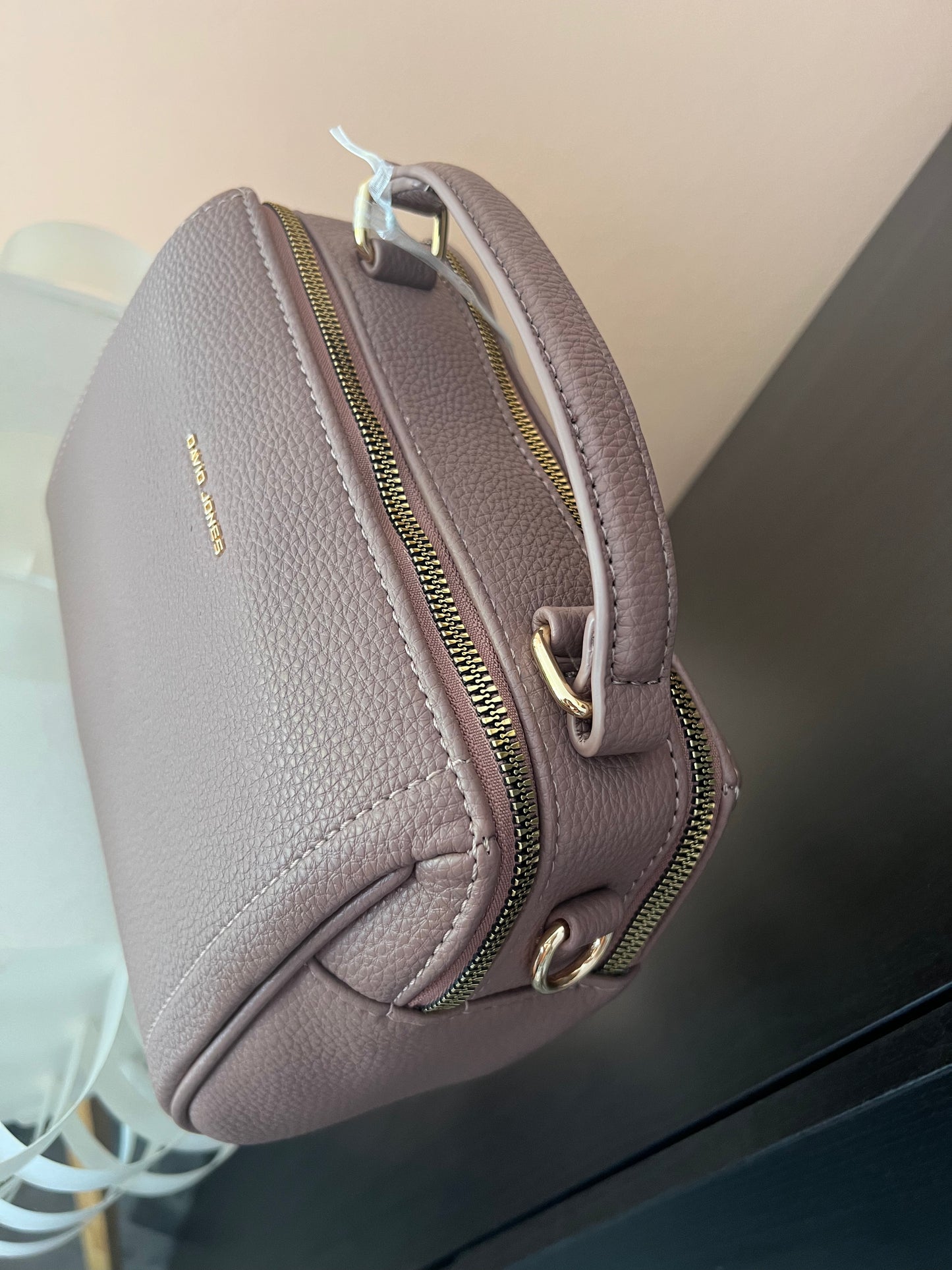 Sac a main David Jones vieux rose