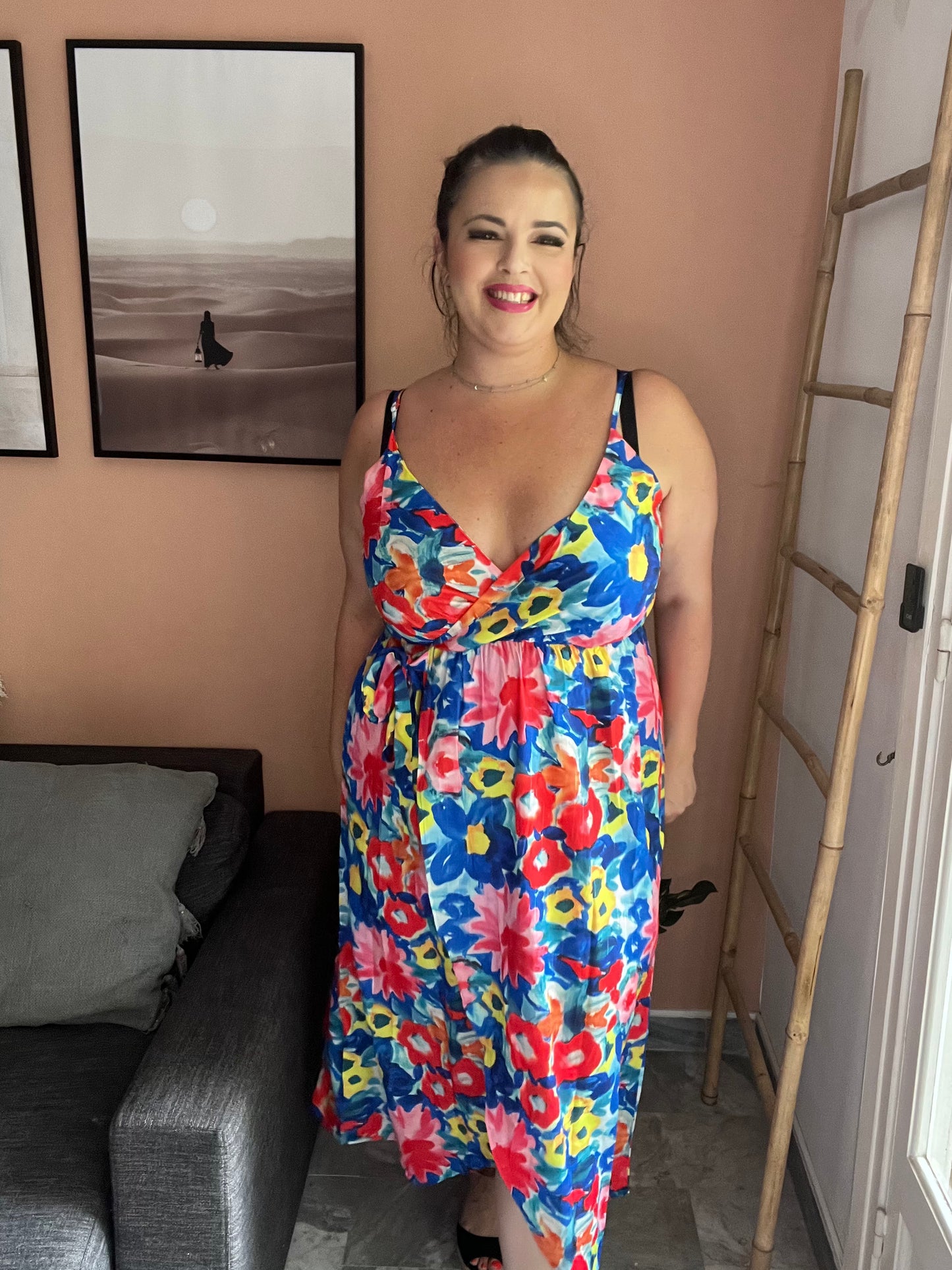 Robe Chloé multicolore
