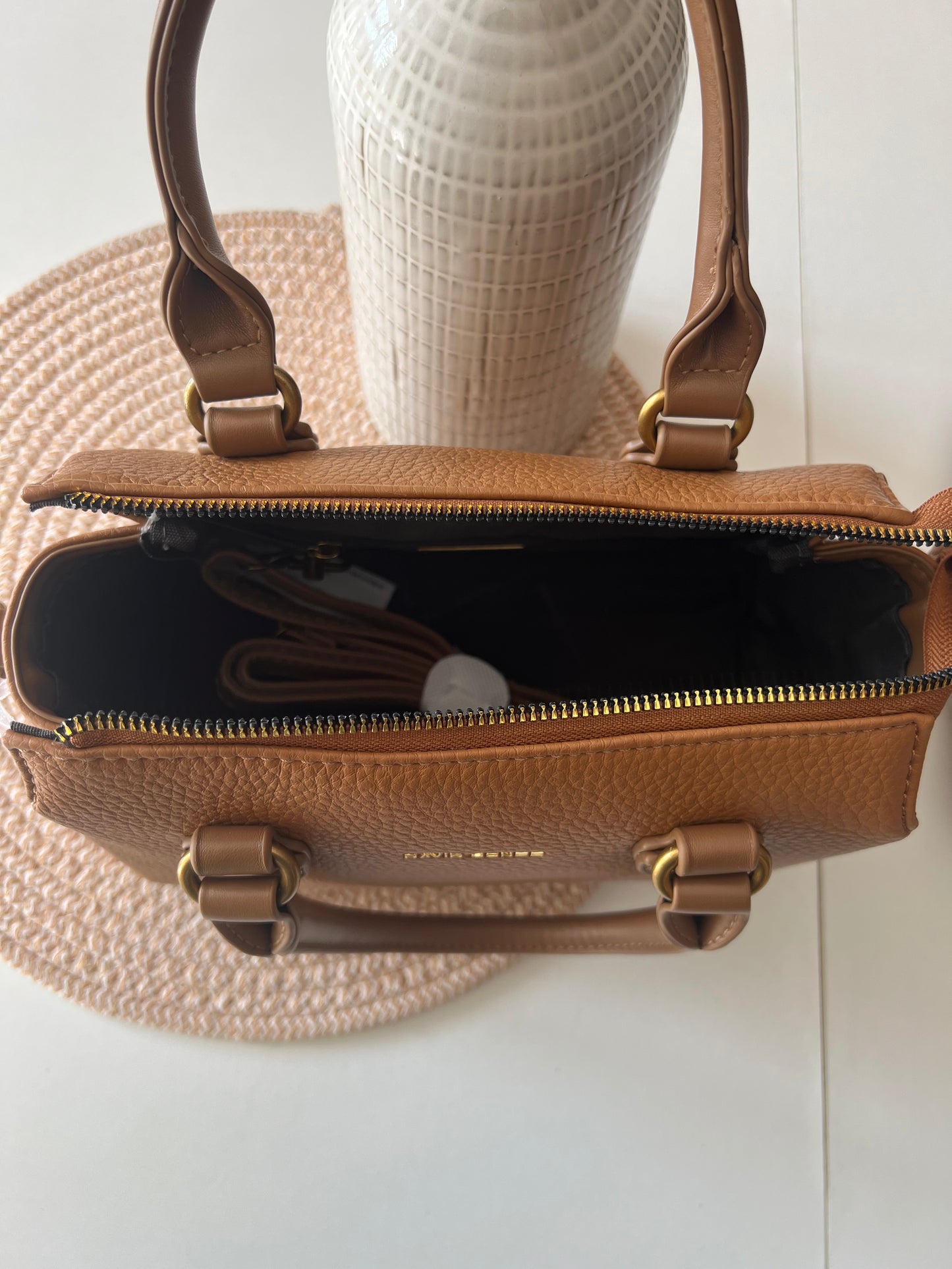 Sac a main David Jones camel