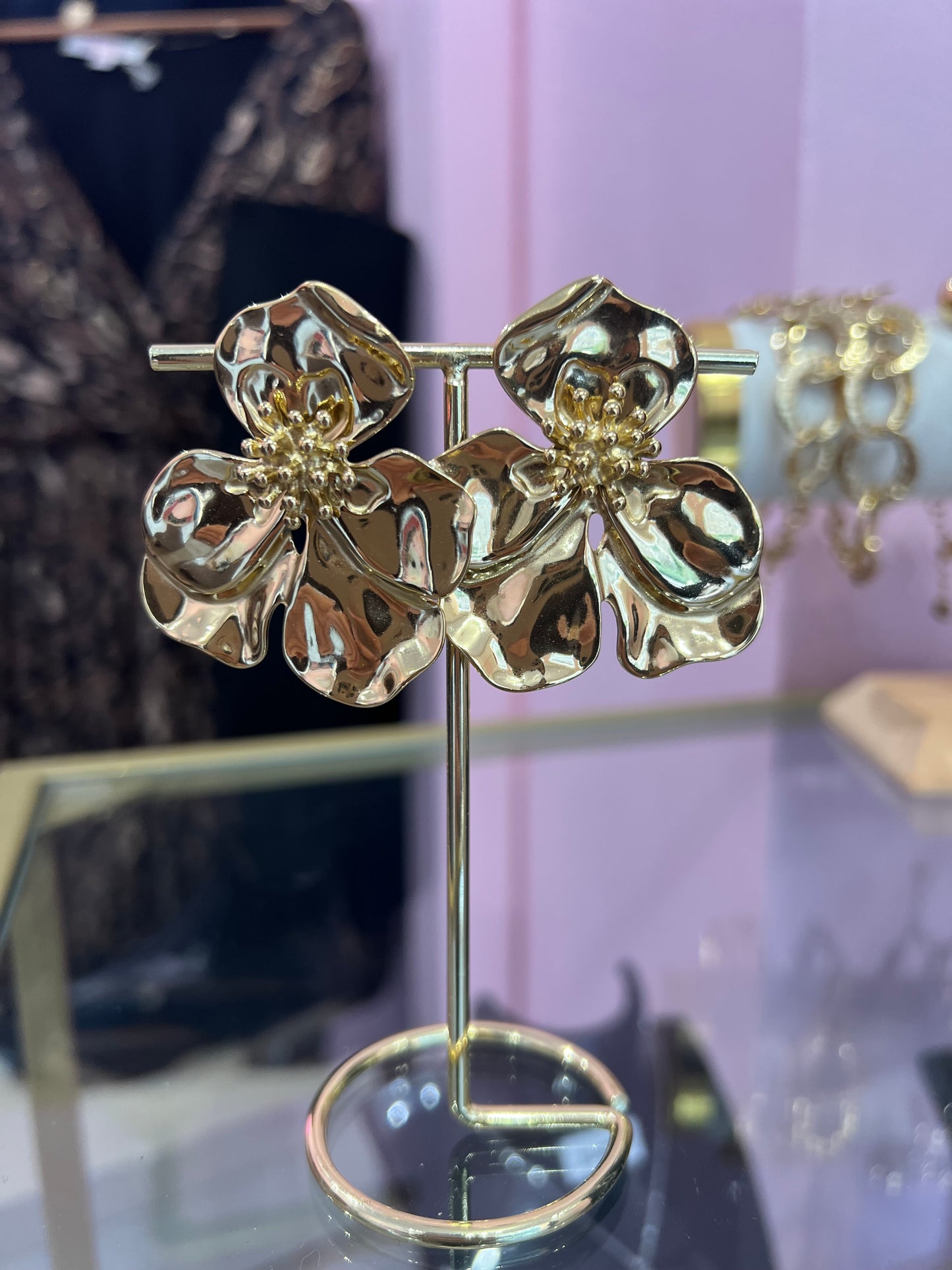 Boucles d’oreilles fleurs