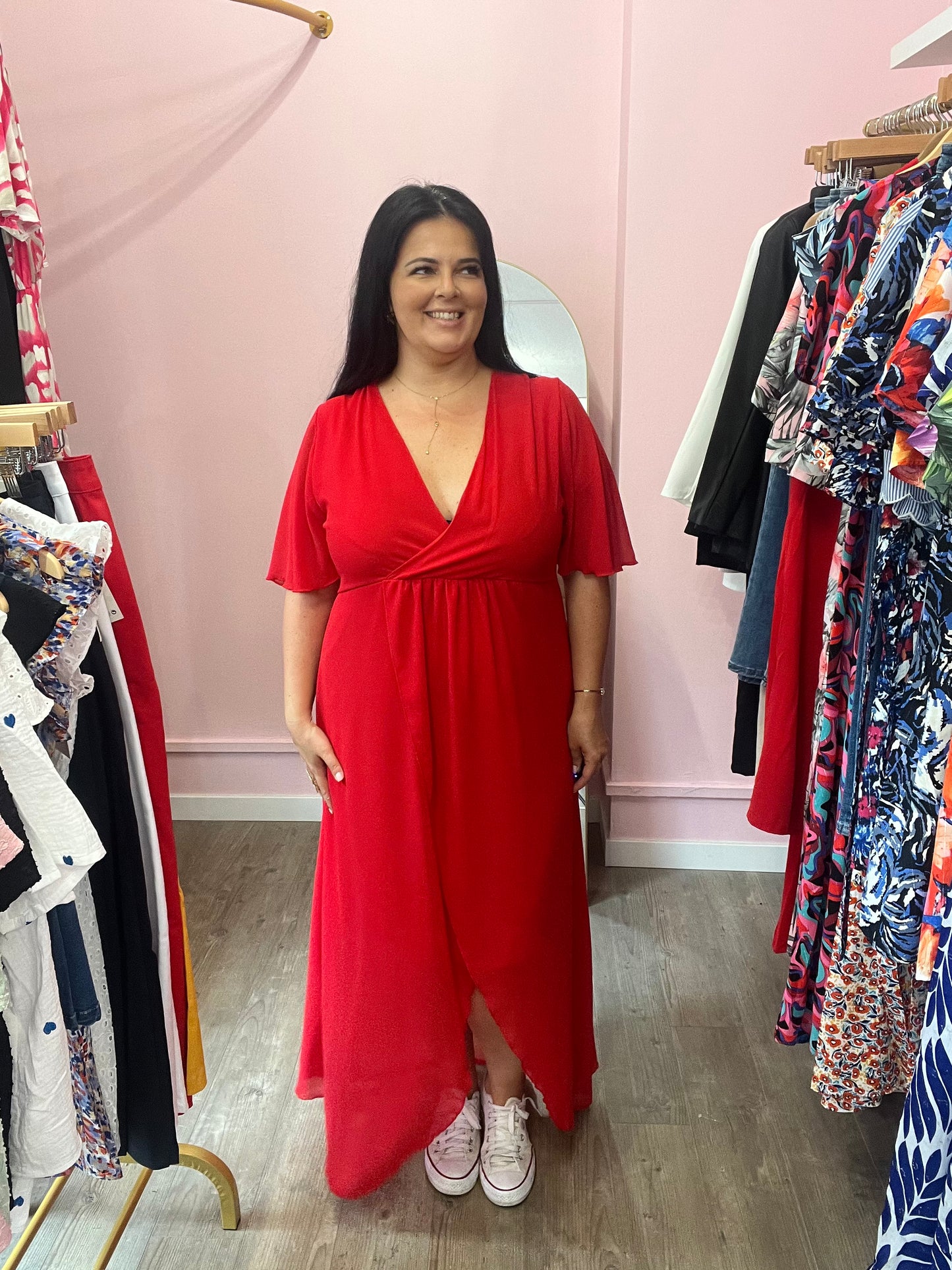 Robe Elena rouge