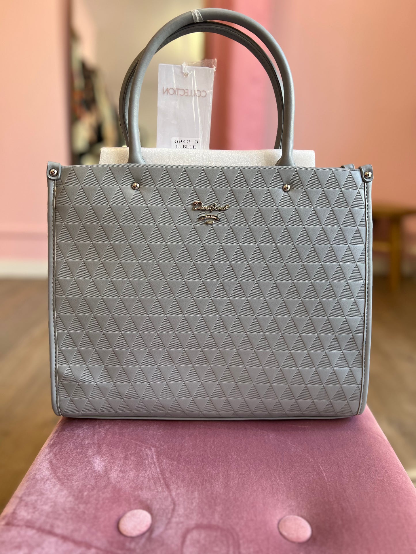 Sac David Jones gris