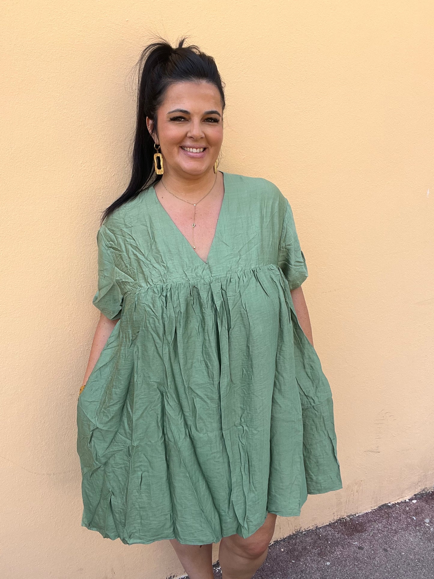 Robe bombi short verte