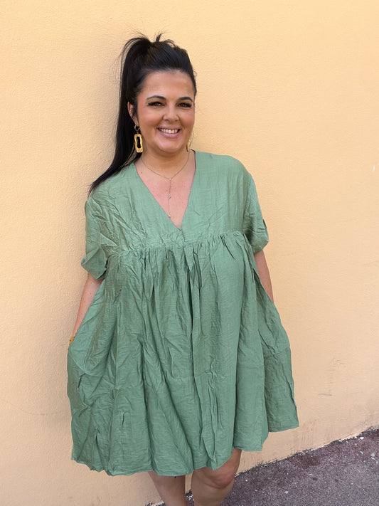 Robe bombi short verte