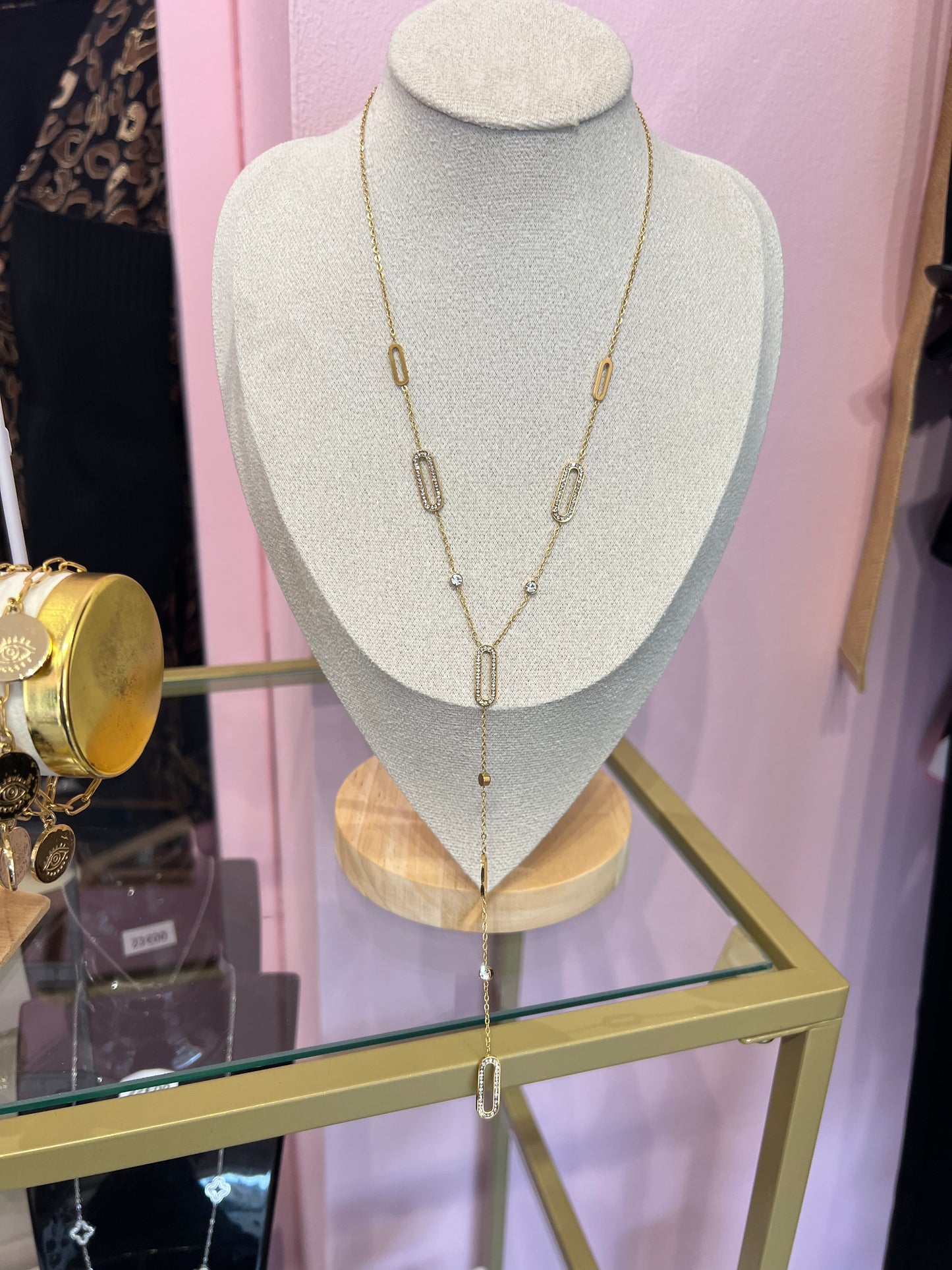 Collier cravate sautoir Jamie