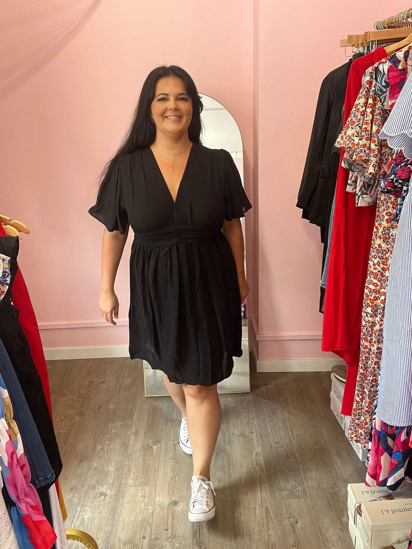 Robe noire Valentine
