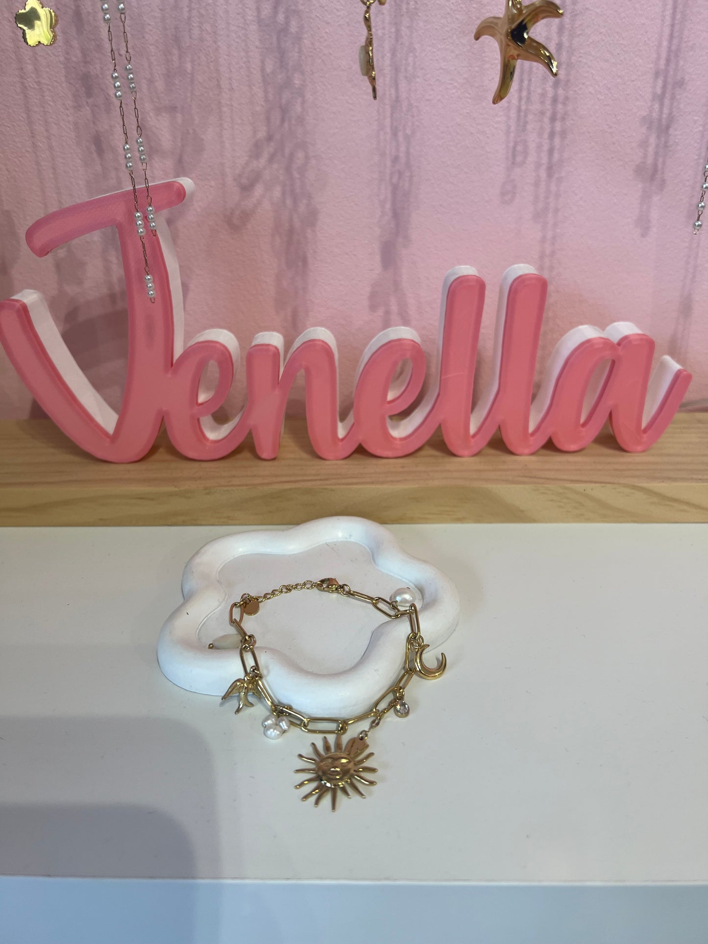 Bracelet breloques soleil