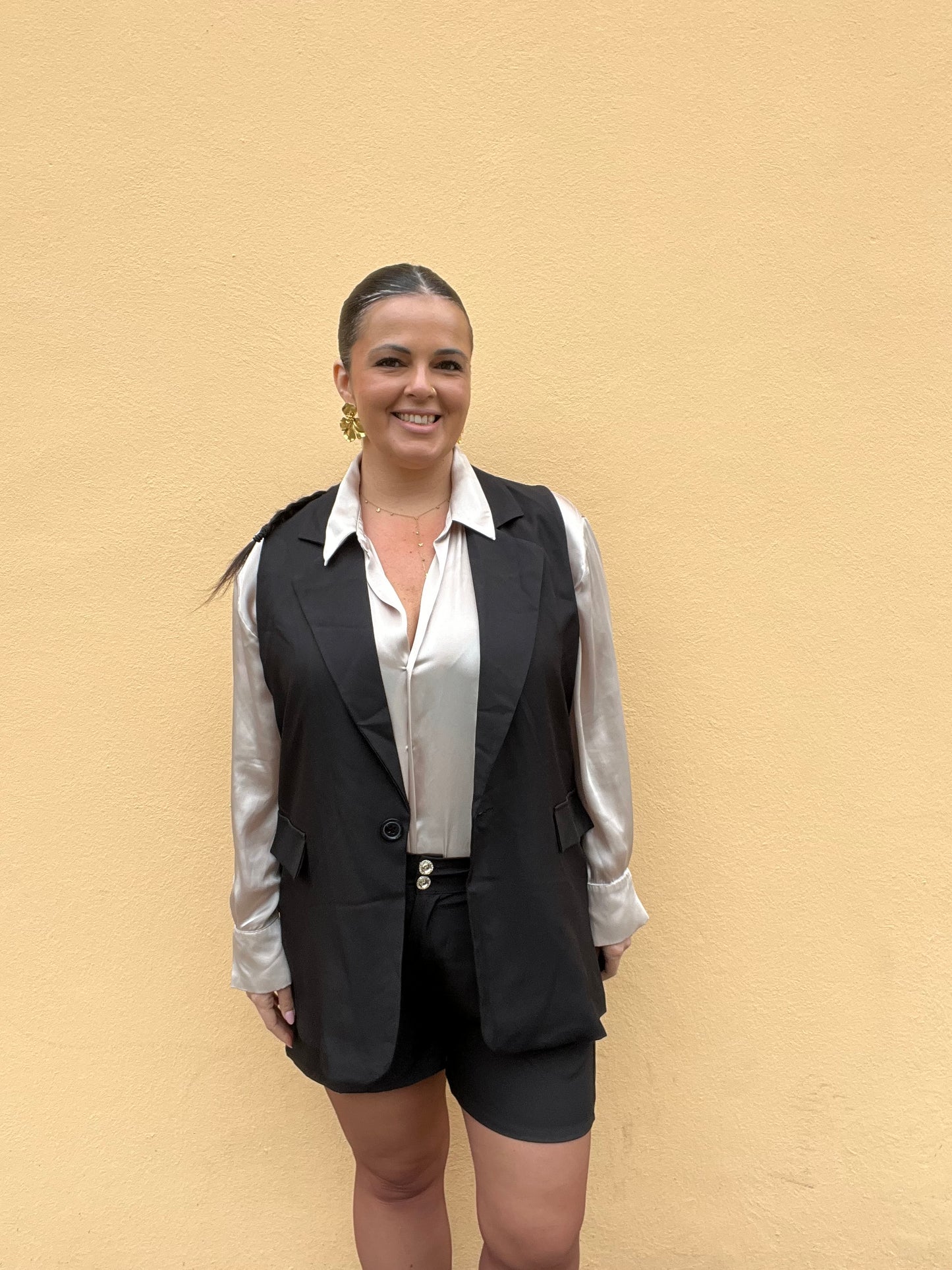Veste sans manches Laya noire