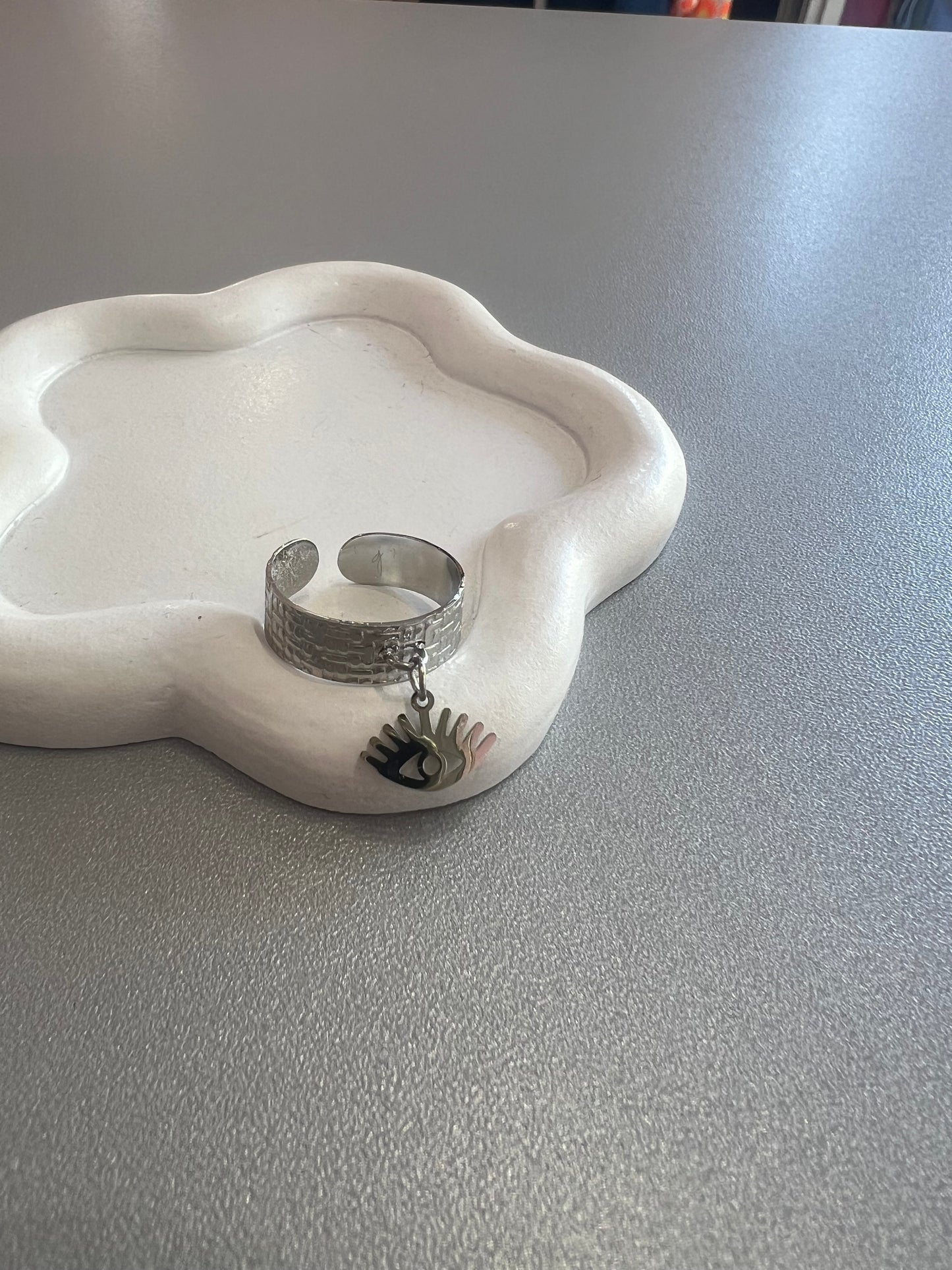 Bague breloque œil