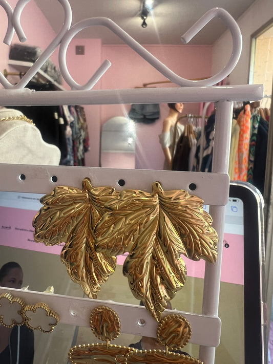 Boucles d’oreilles feuilles