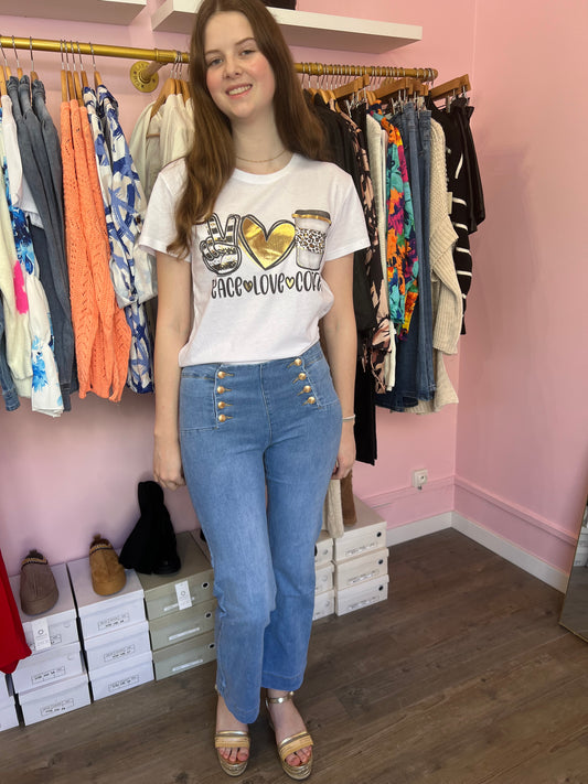 Tee shirt peace