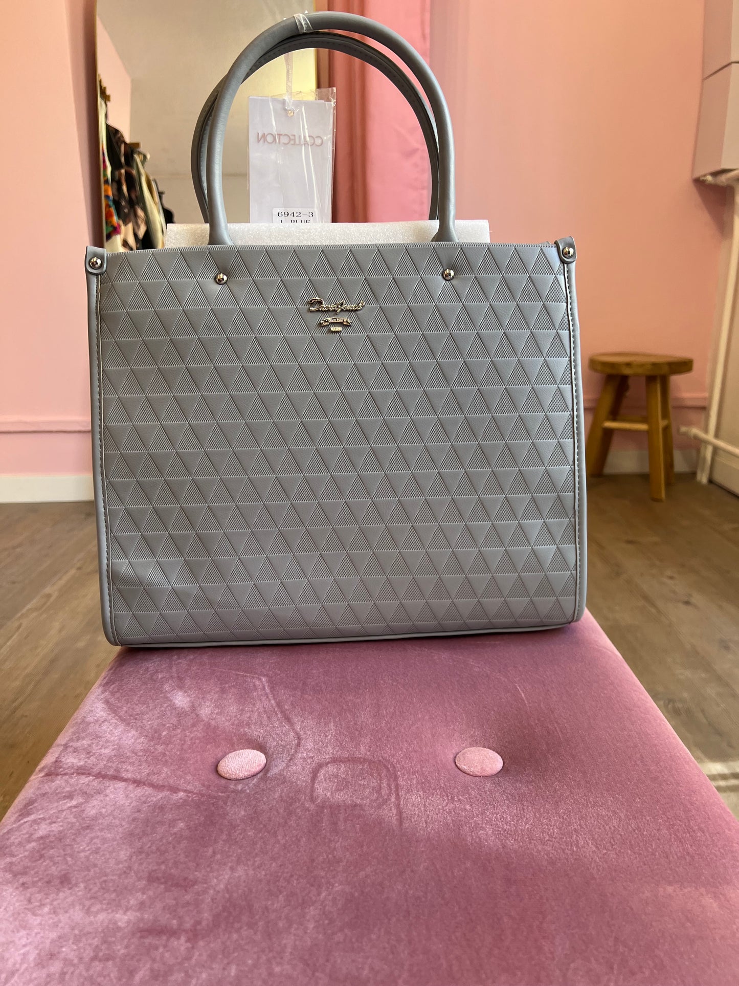 Sac David Jones gris