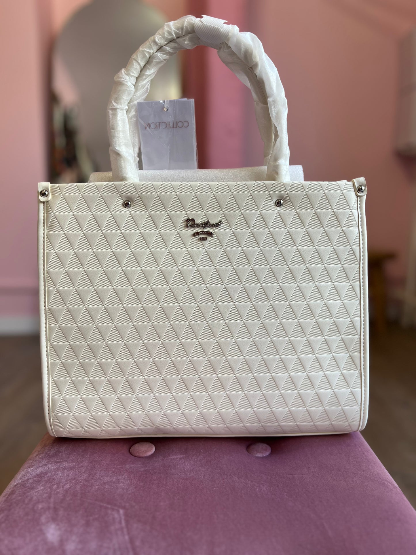 Sac David Jones blanc