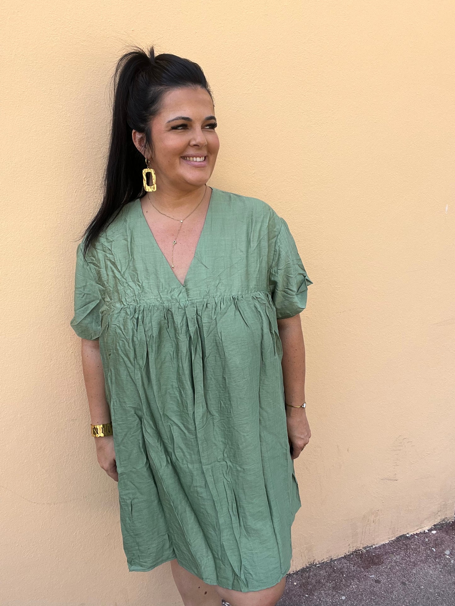 Robe bombi short verte
