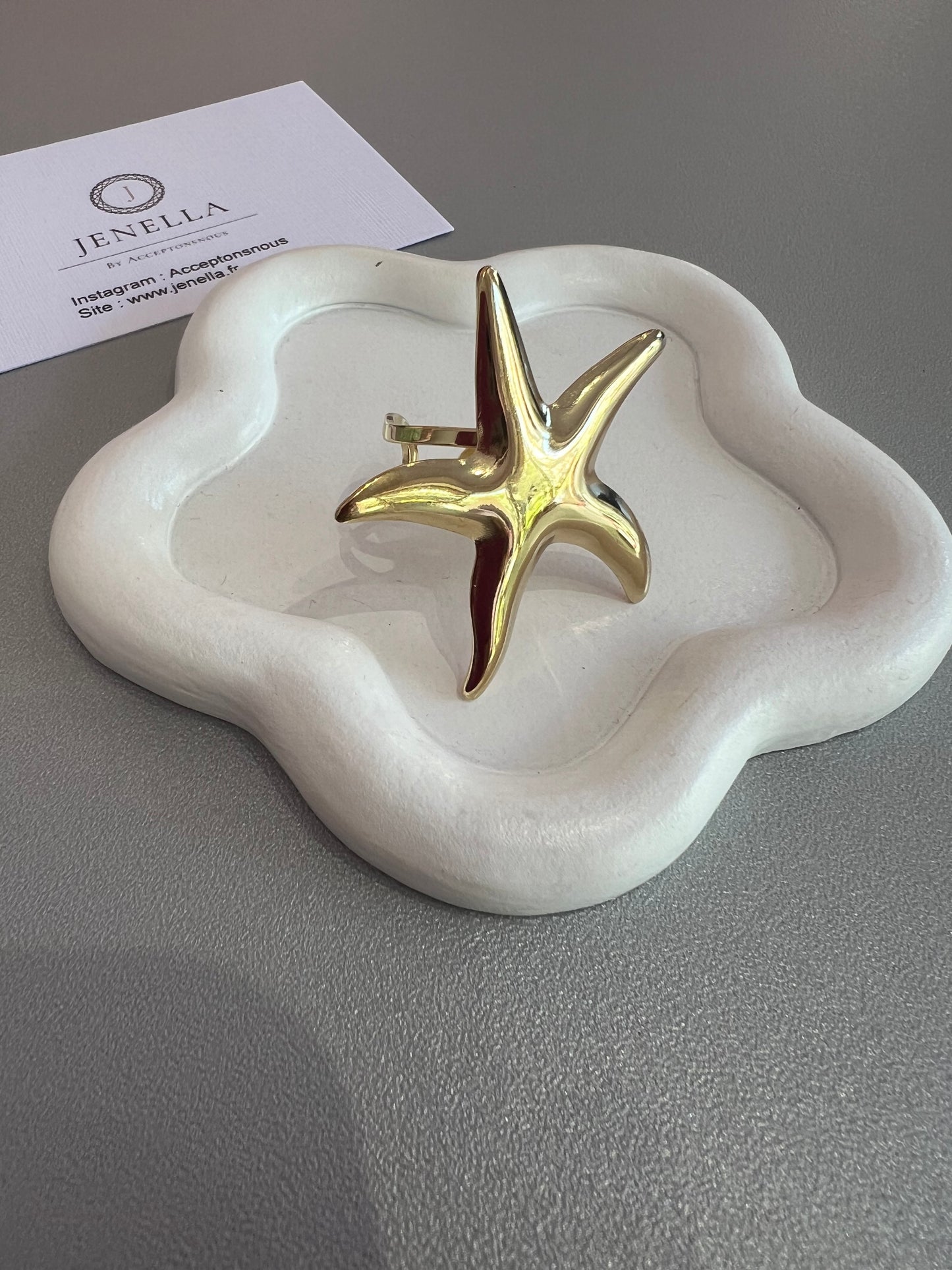 Bague etoile de mer