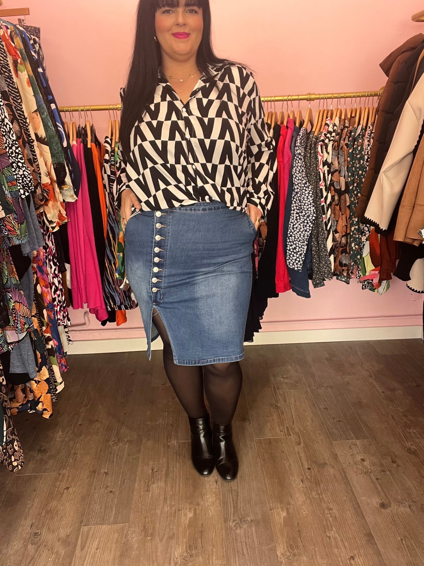 Jupe en jean LILA