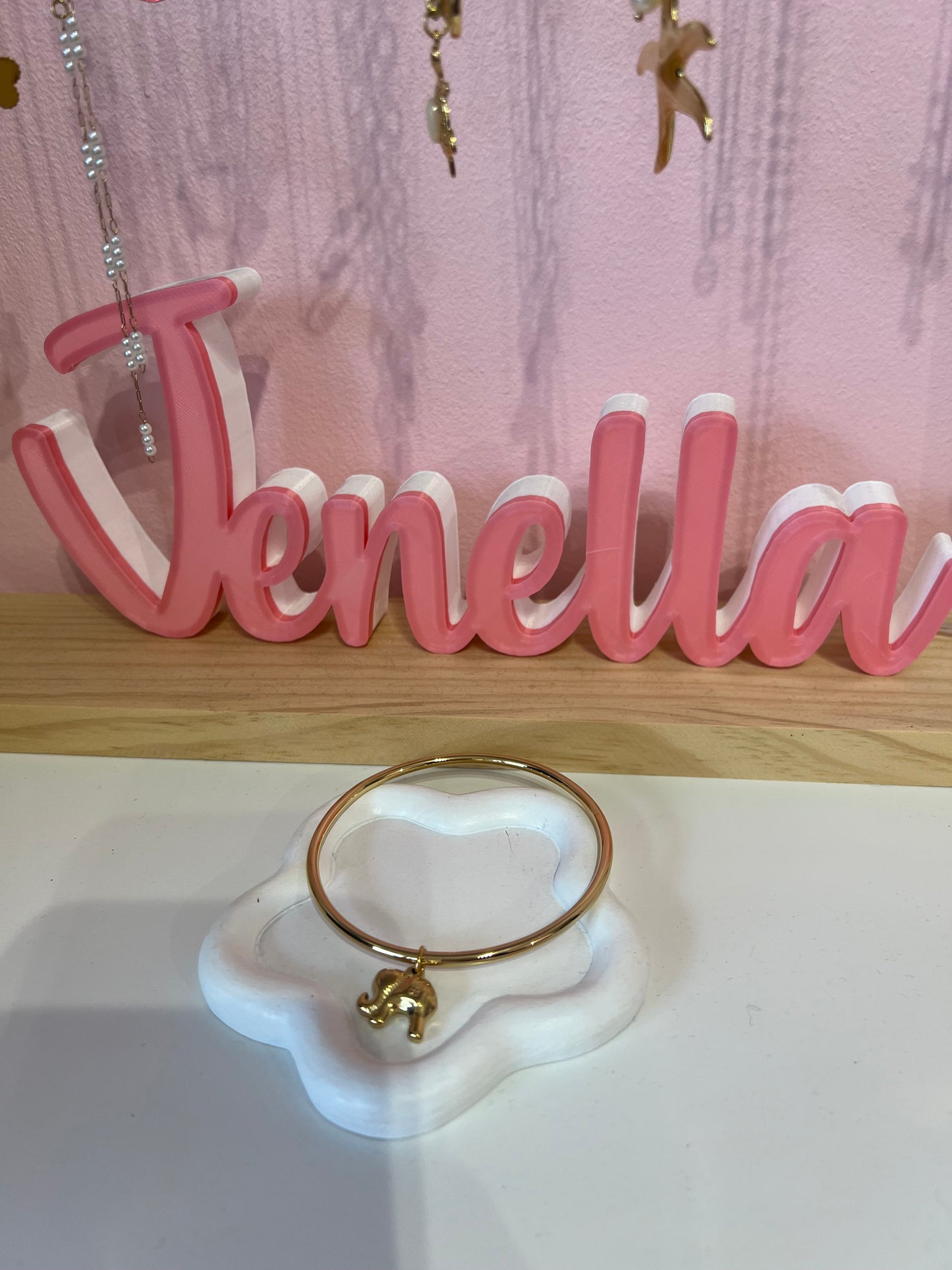 Bracelet jonc éléphant
