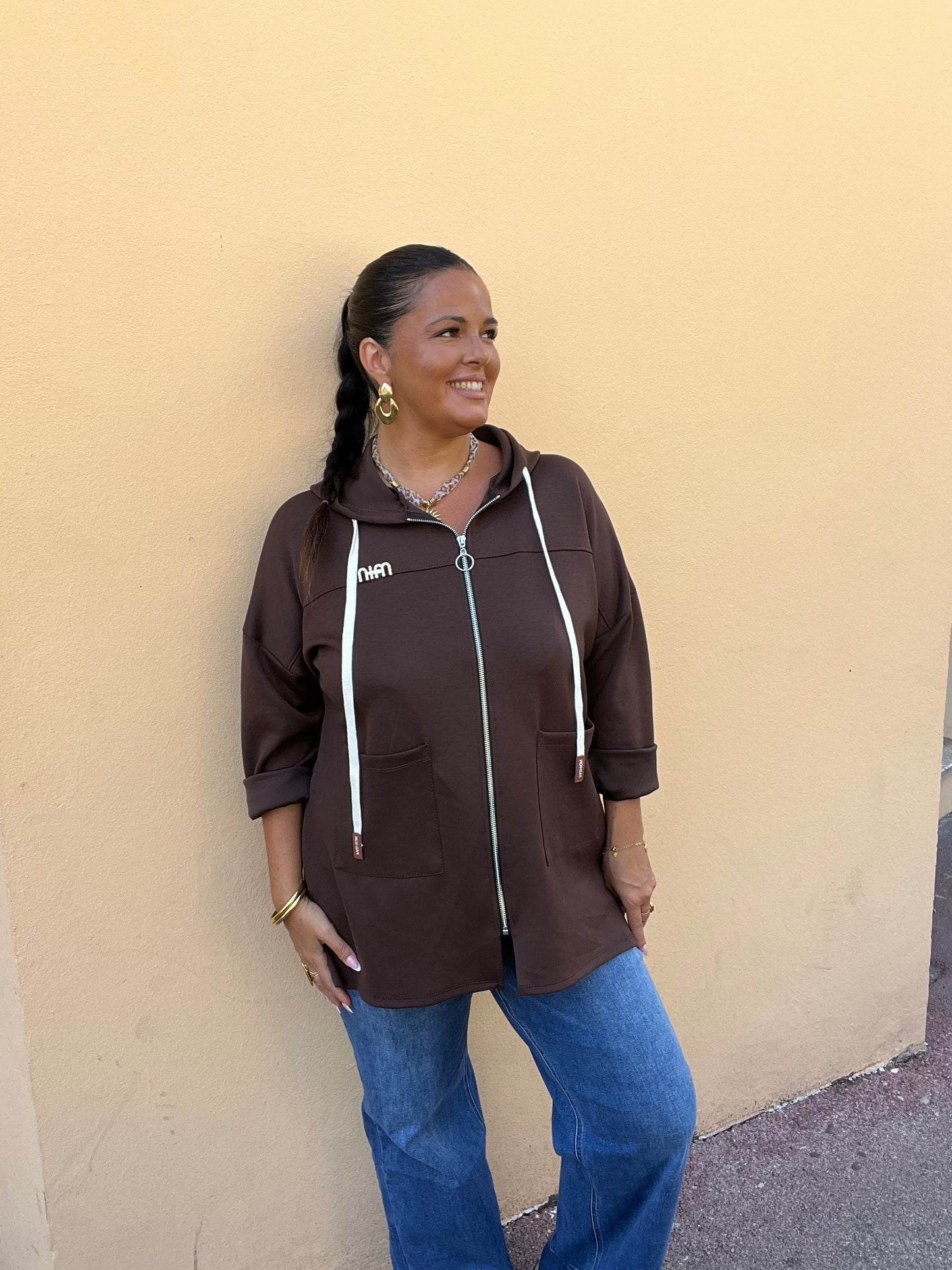 Veste Naomie marron