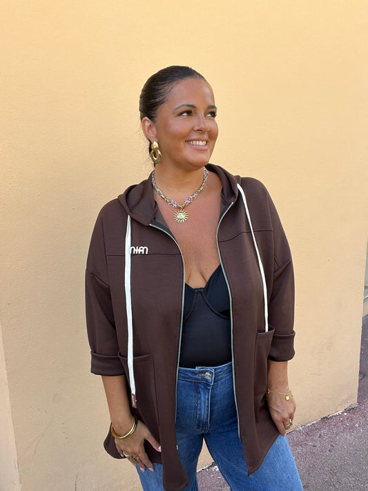 Veste Naomie marron