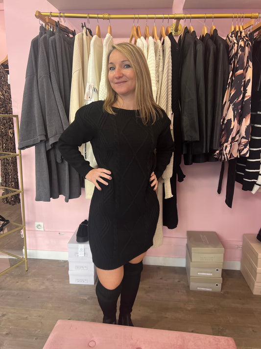 Robe pull noire