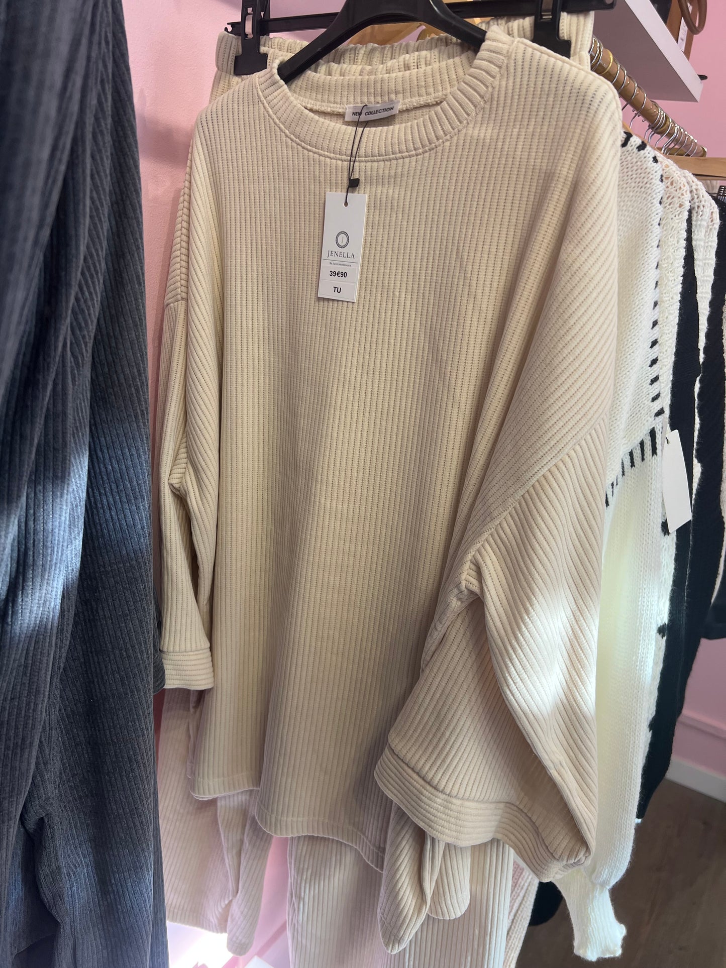 Ensemble oversize beige