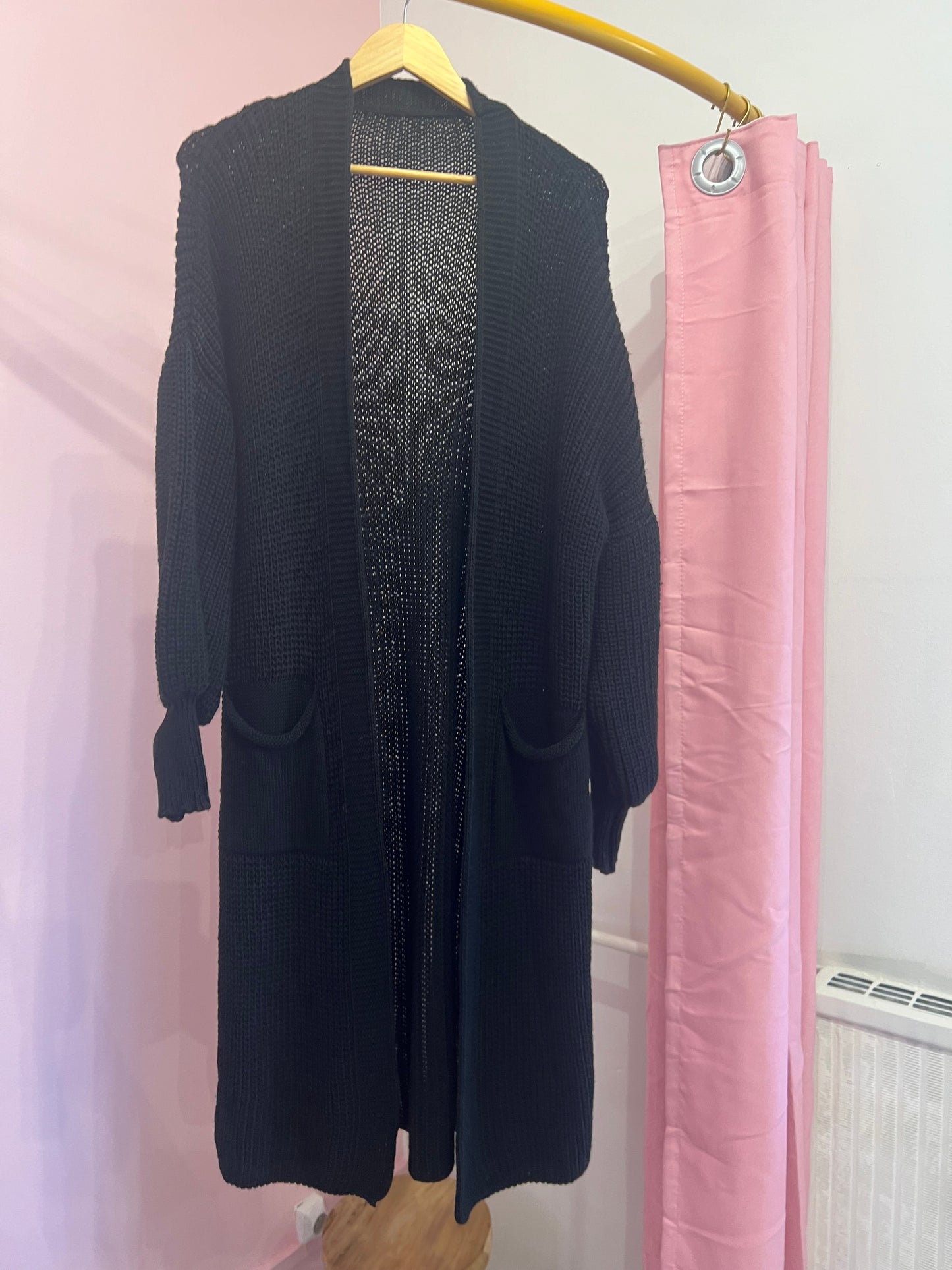 Gilet maille noir