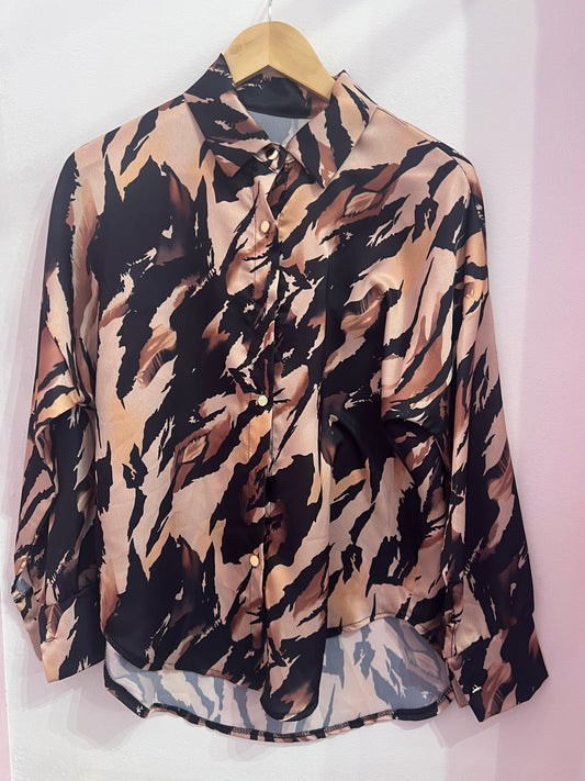Chemise marron