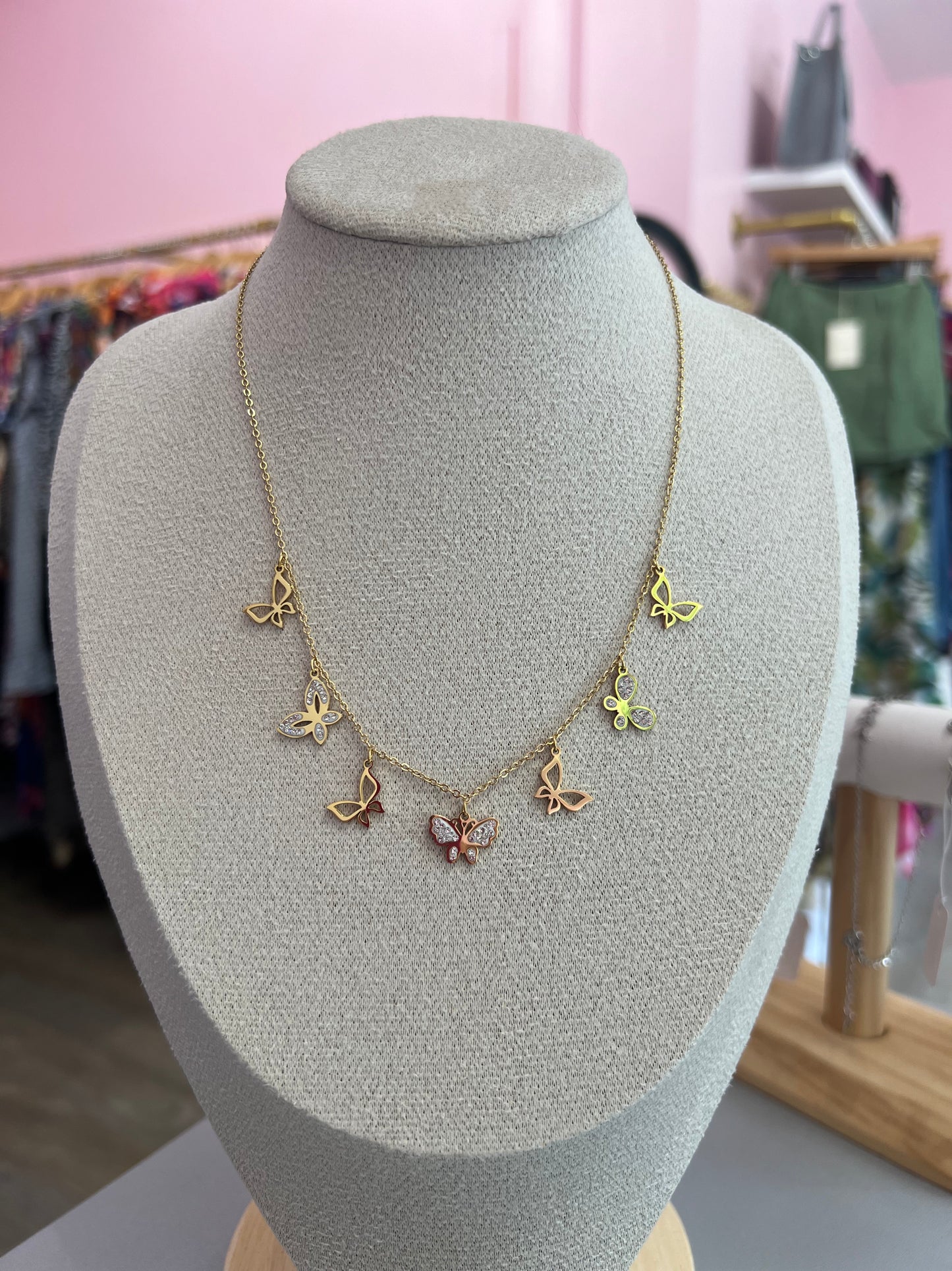Collier butterfly