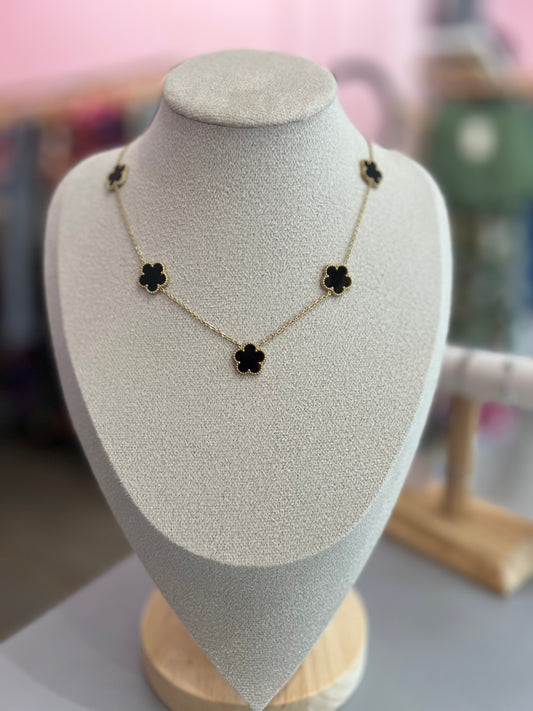 Collier Valentina Noir et blanc