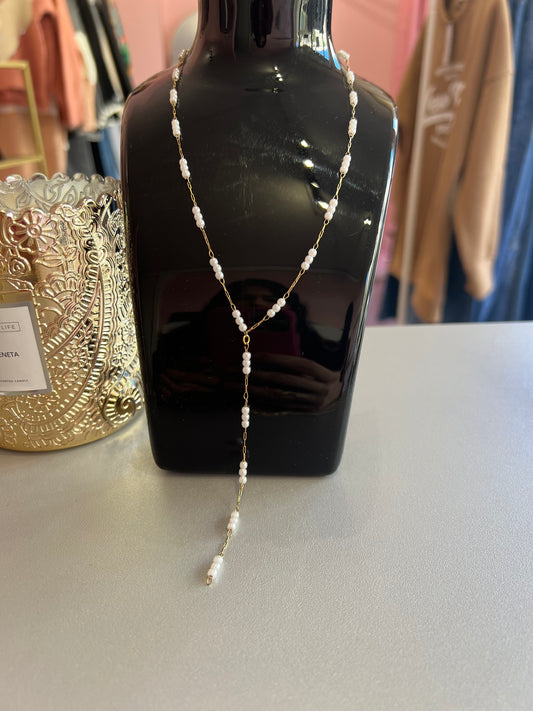 Collier perles Jade