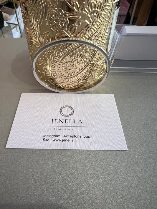 Jonc bracelet strass
