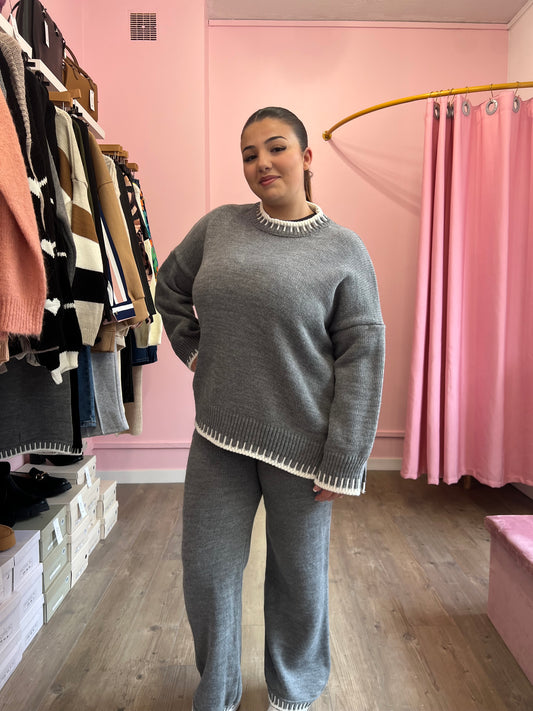 Ensemble Gris motifs