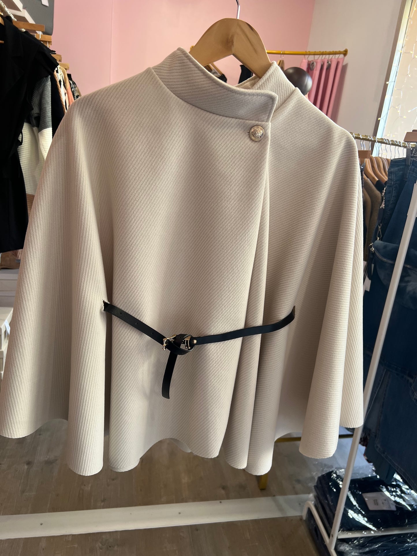 Poncho avec ceinture